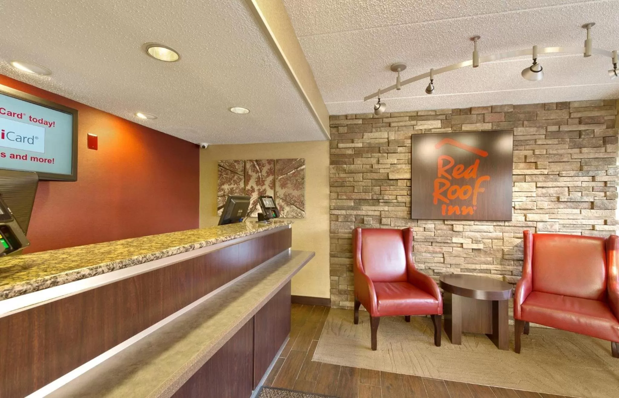 Lobby or reception in Red Roof Inn Detroit - Roseville St Clair Shores