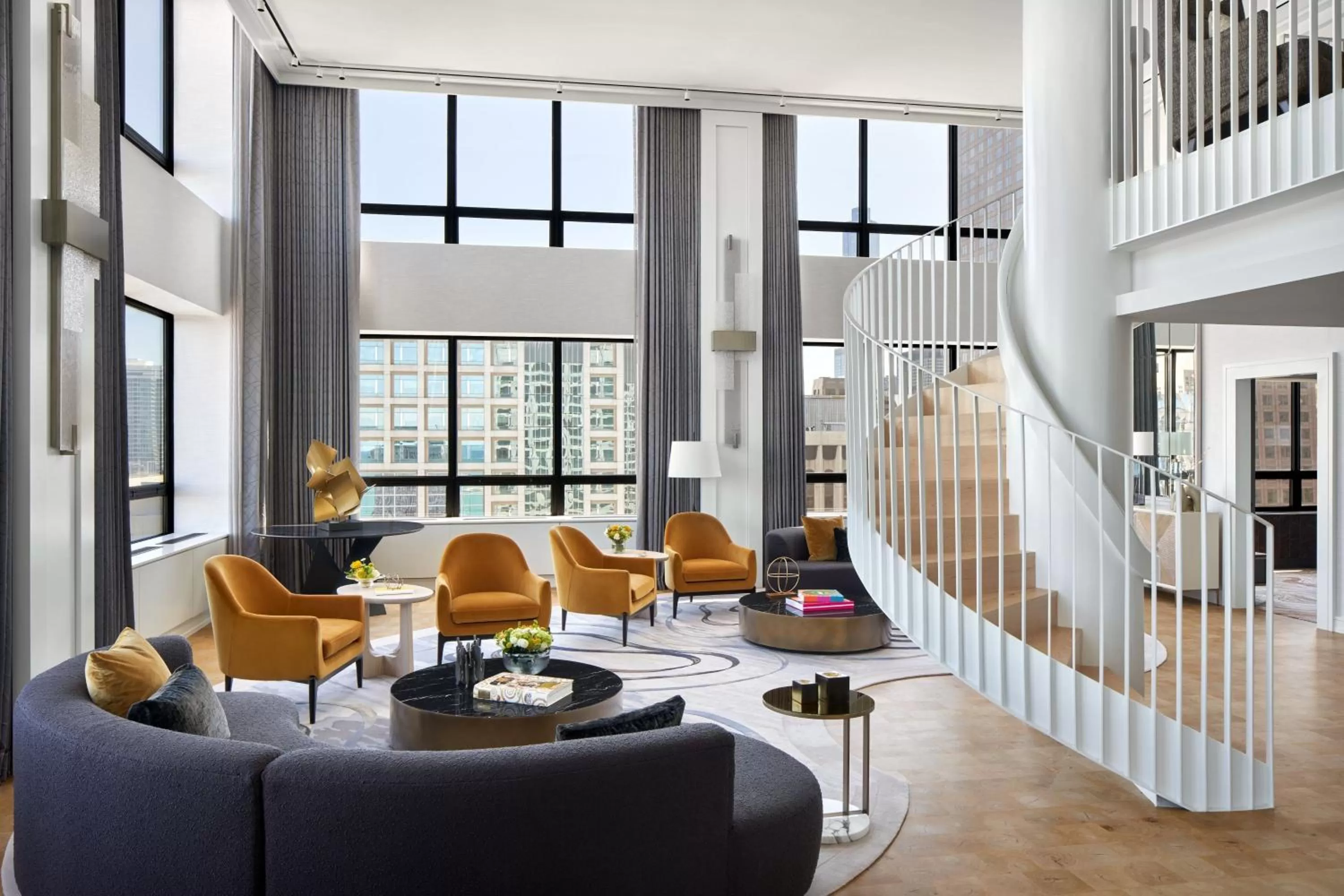 Living room in The Ritz-Carlton, Chicago