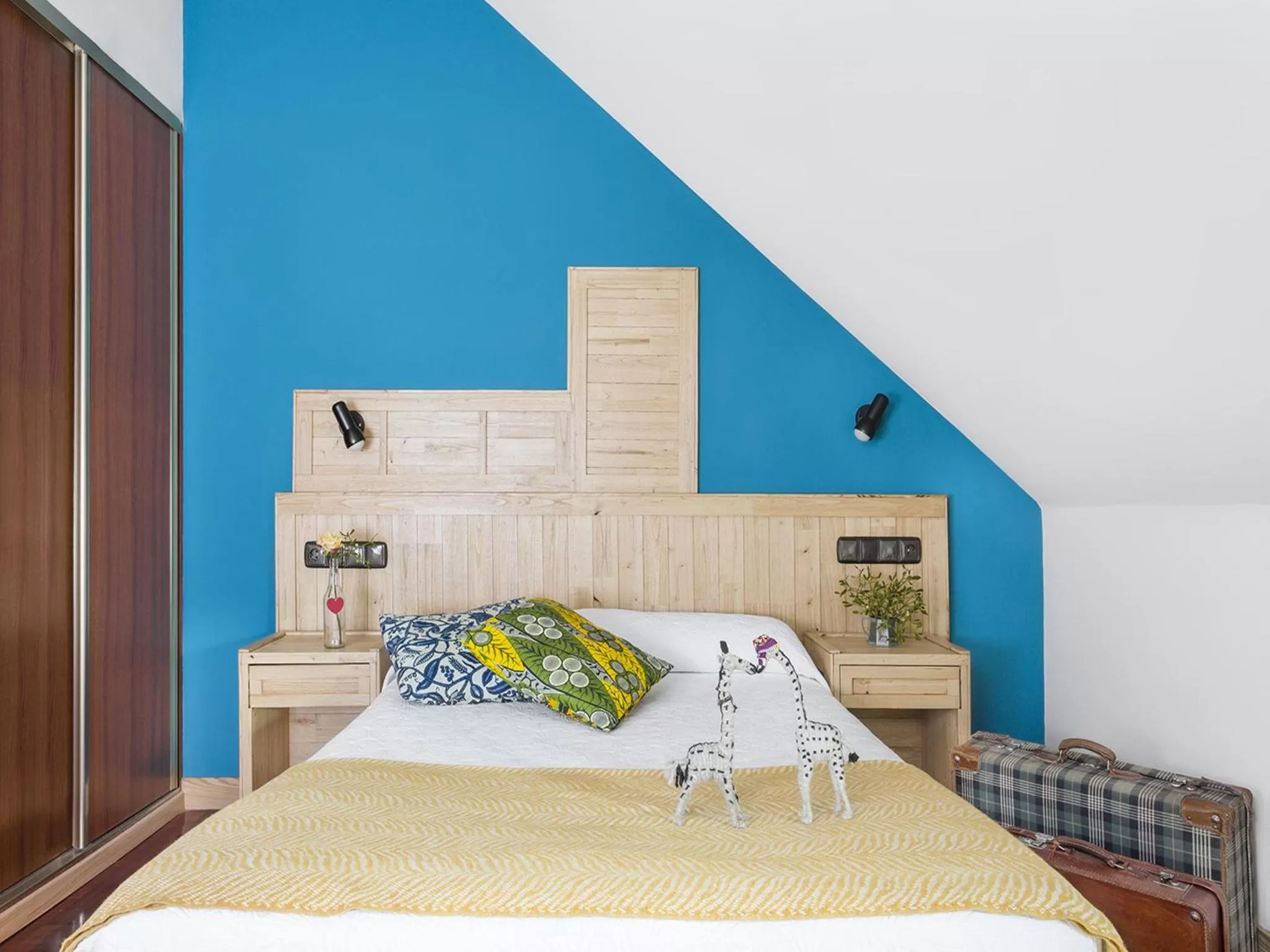 Bed in Hotel San Miguel