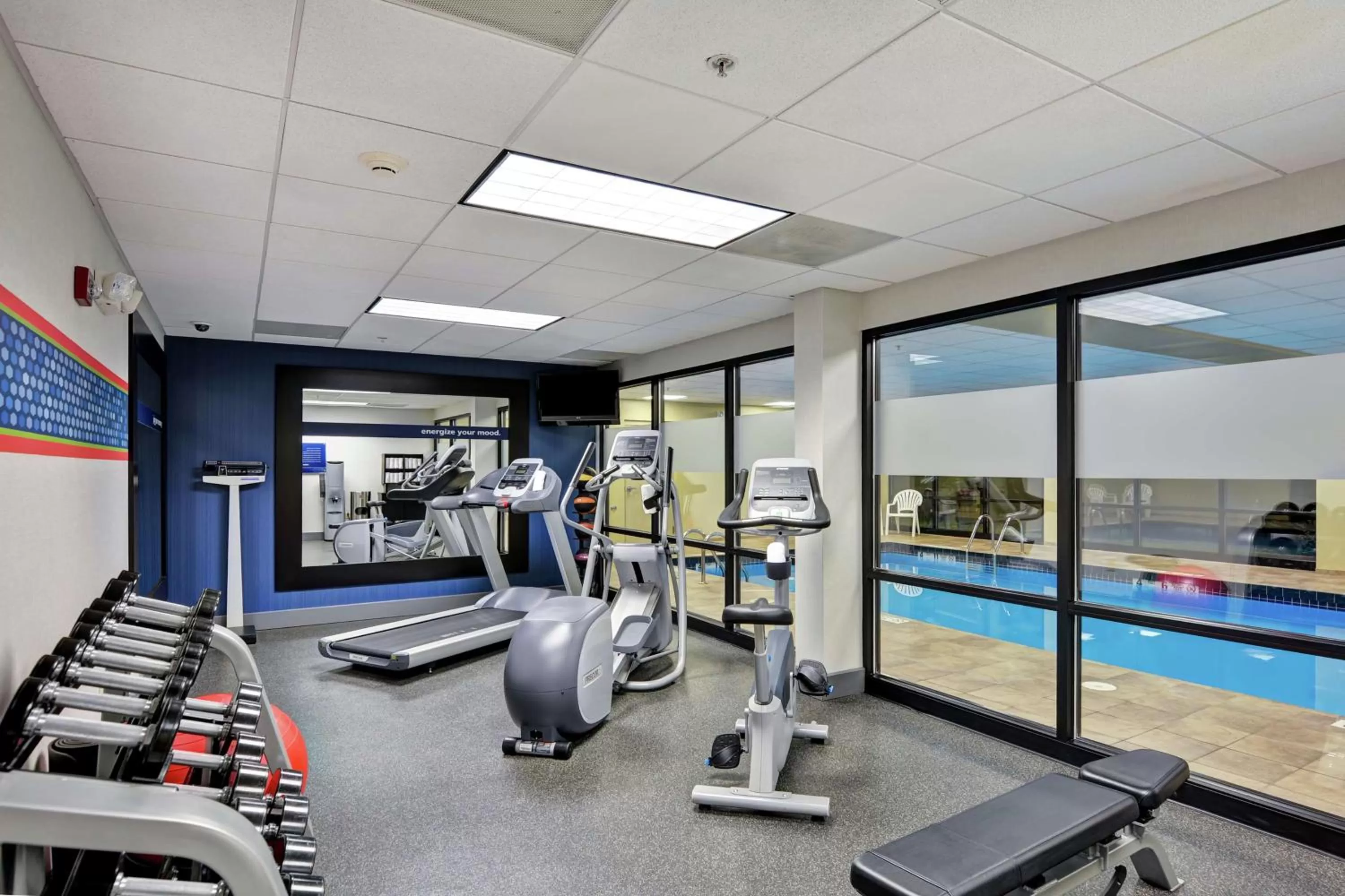 Fitness centre/facilities in Hampton Inn Sayre