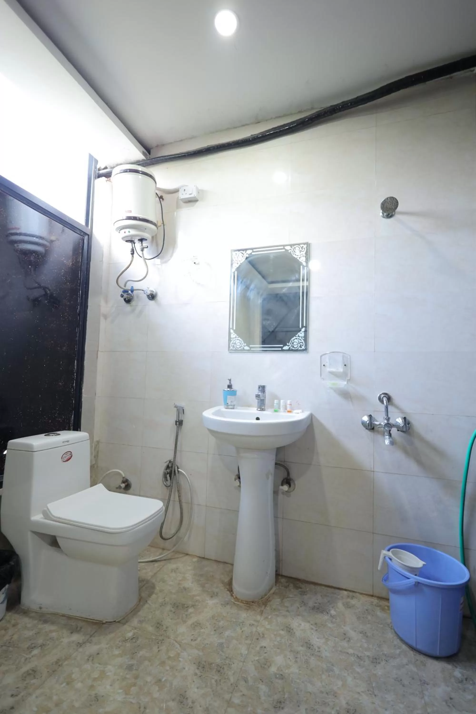 Shower in Tulsi Garden- Near Prem Mandir Vrindavan