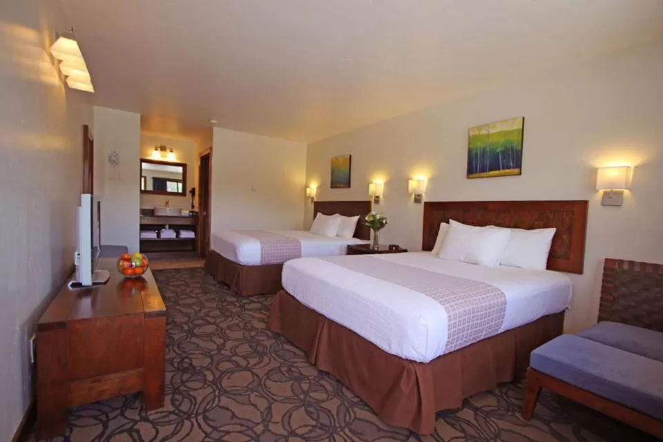 Bed in Mount Princeton Hot Springs Resort