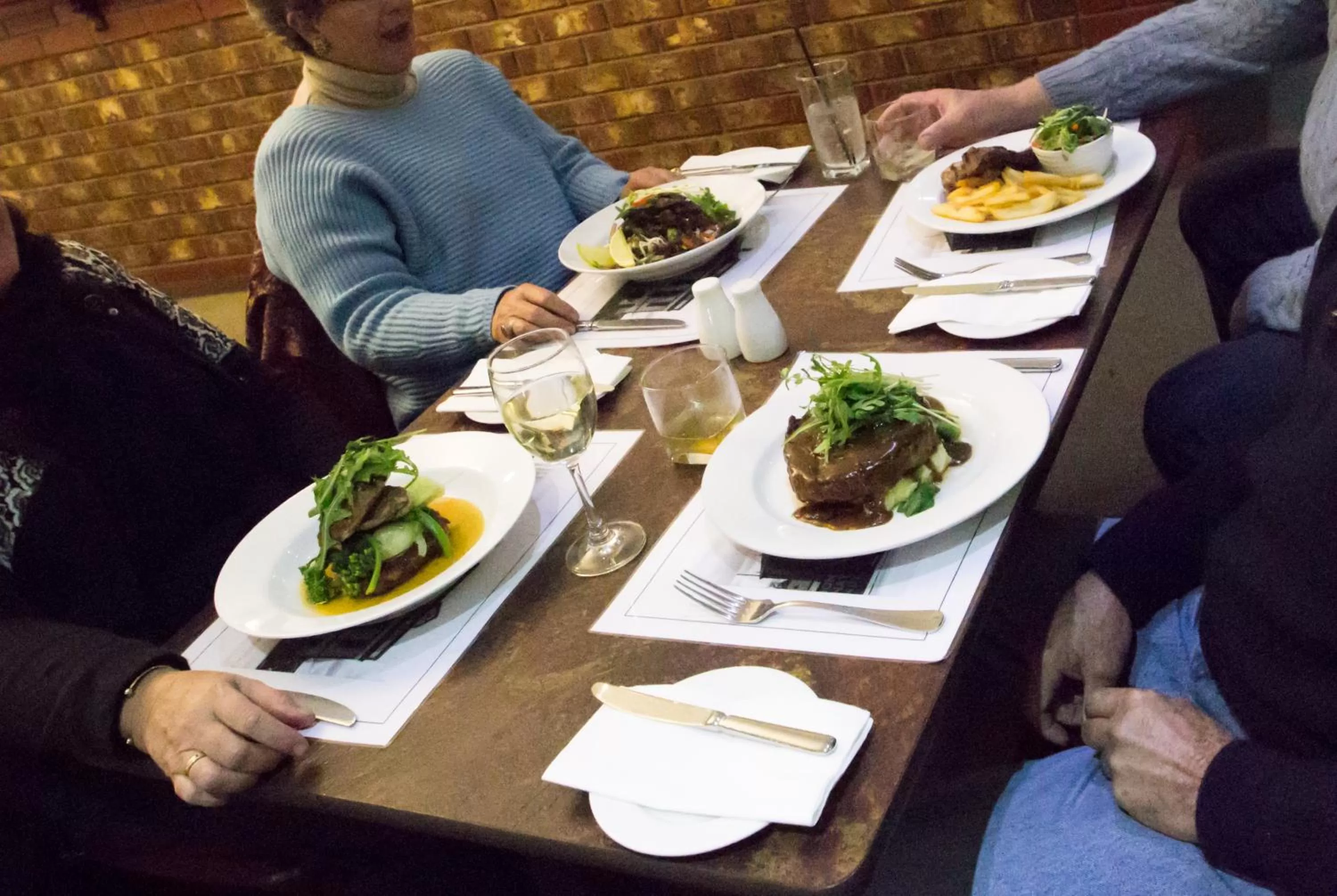 Dinner in Old Willyama Motor Inn