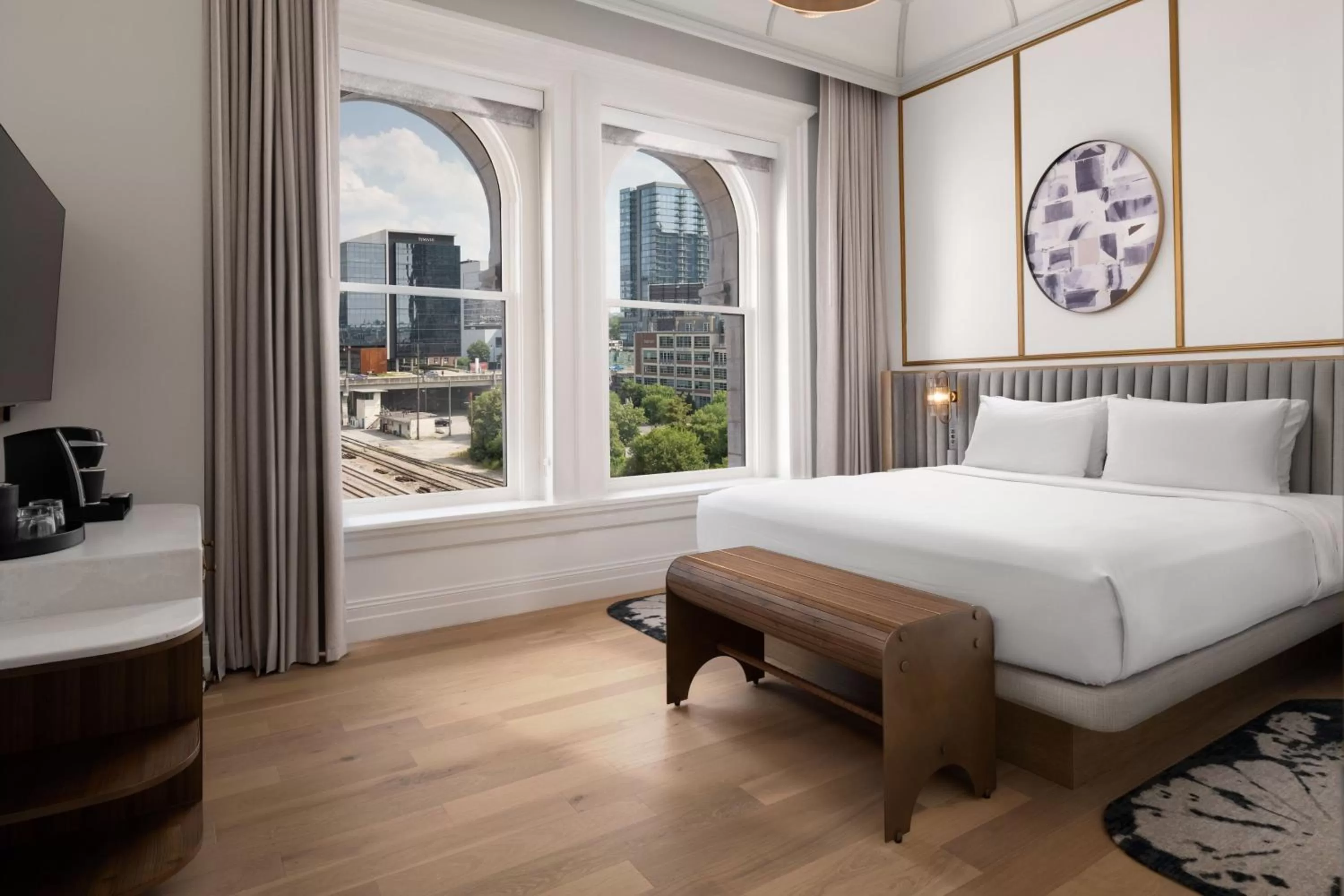 Photo of the whole room, Bed in The Union Station Nashville Yards, Autograph Collection
