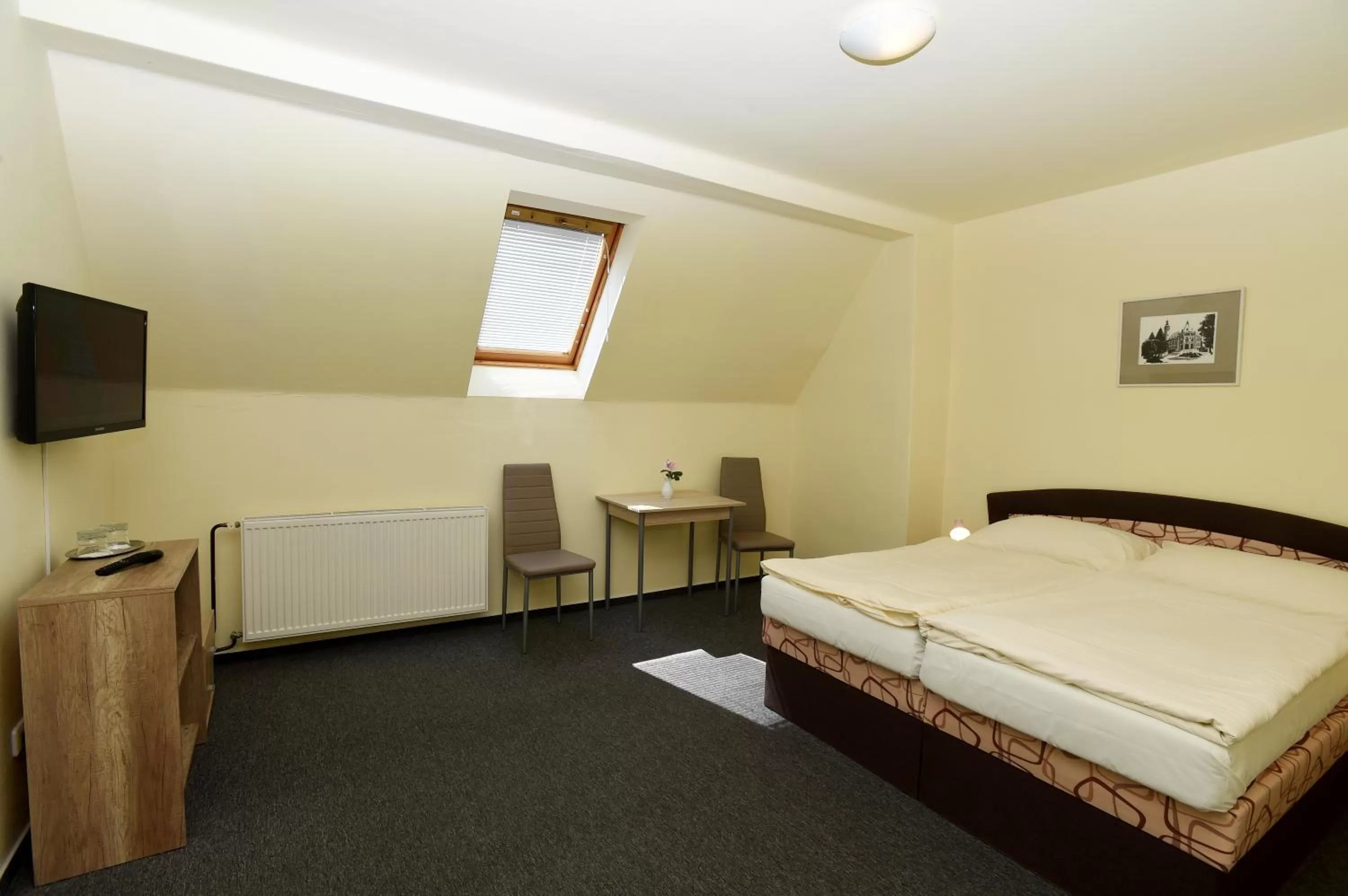 Bed in Hotel U Jezírka