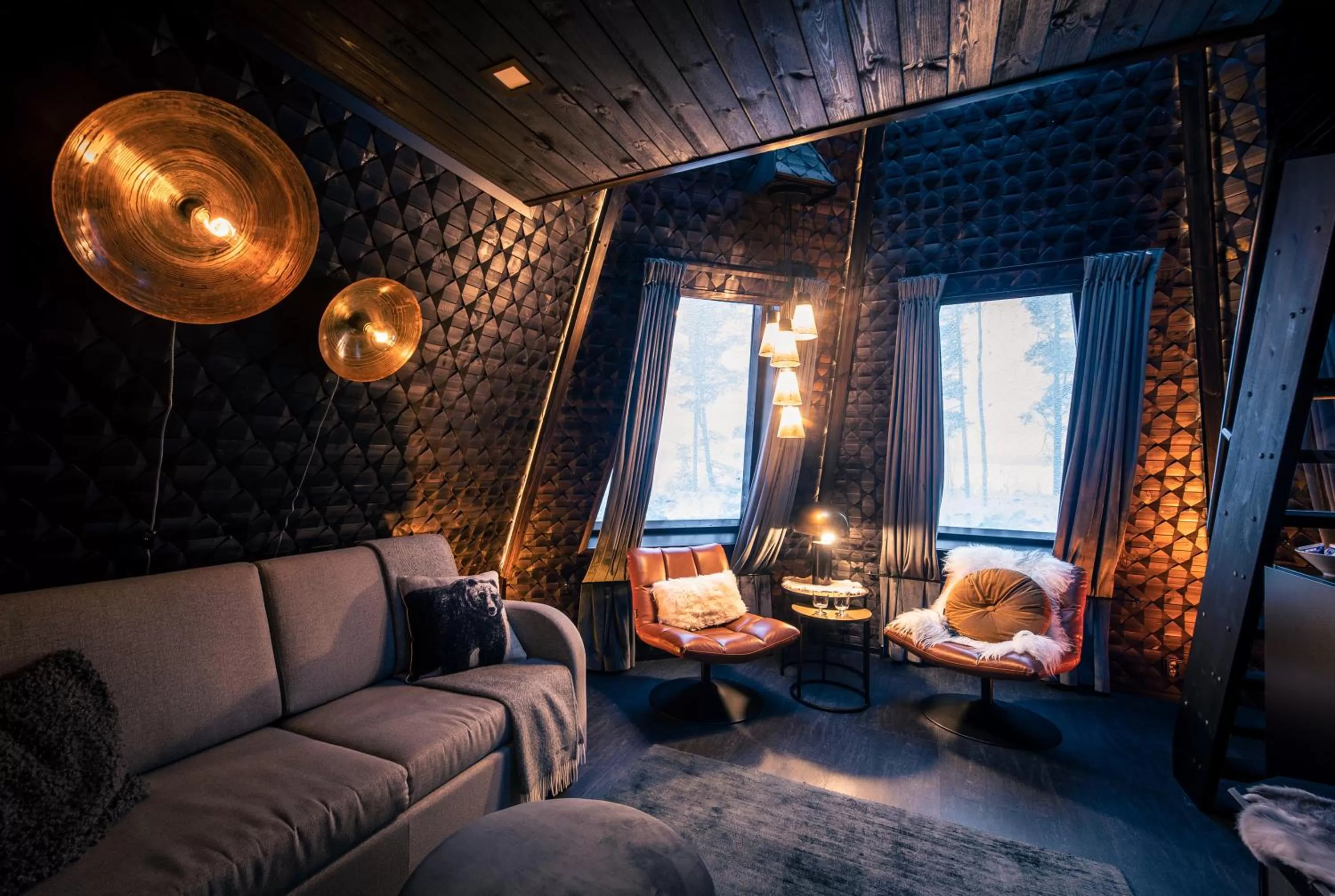 Living room in Apukka Resort