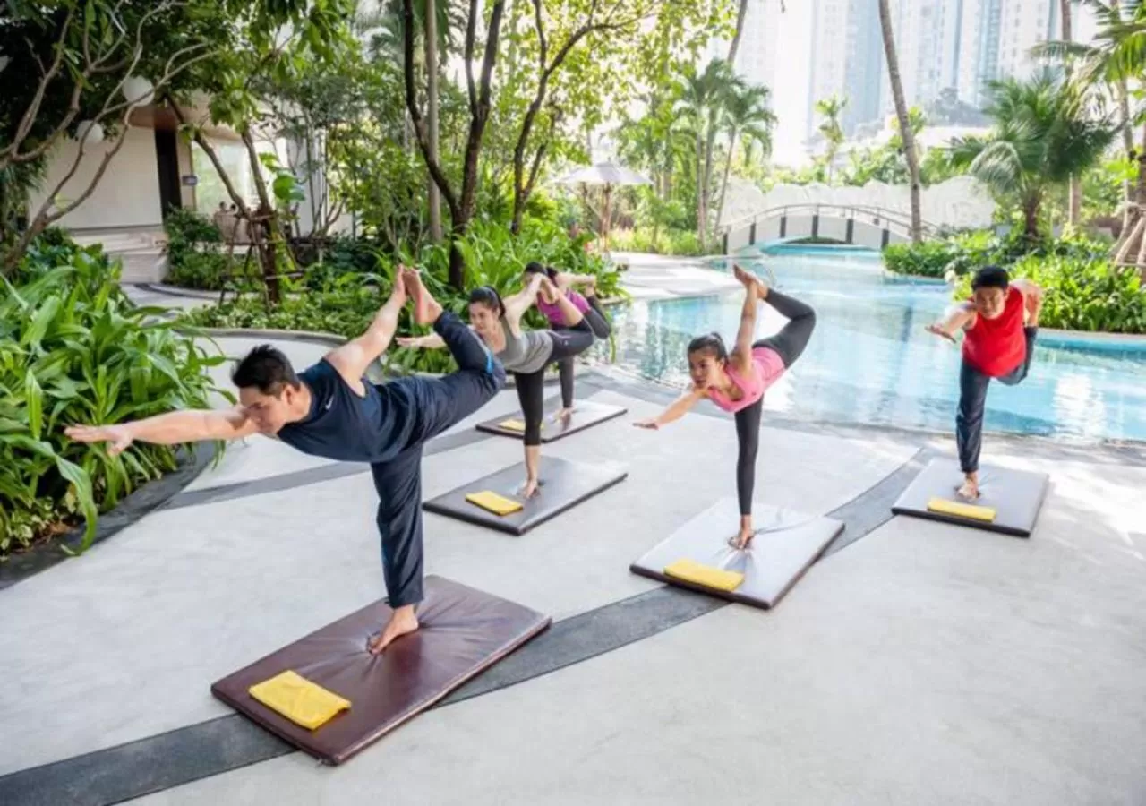 Fitness centre/facilities in Chatrium Sathon Bangkok