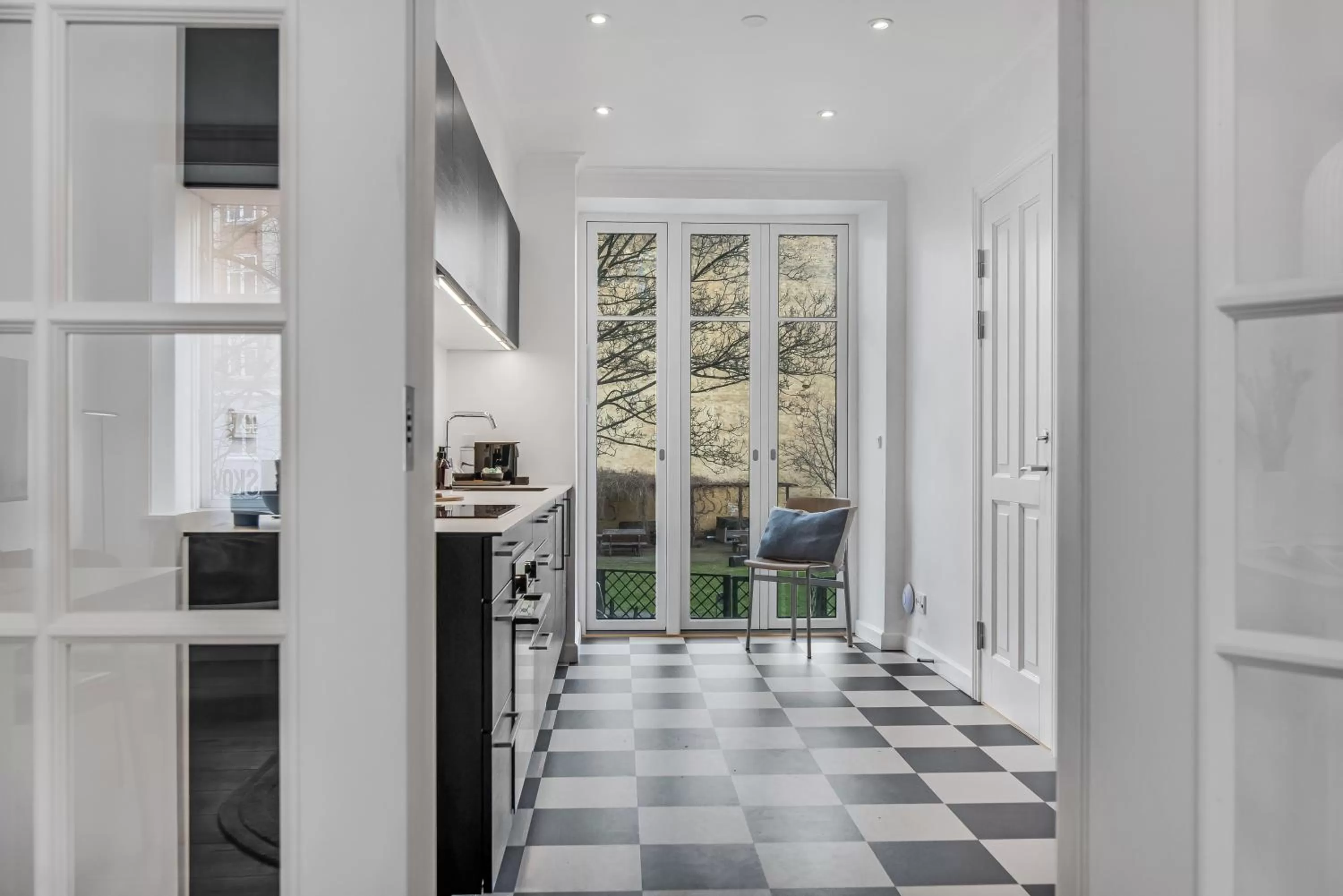 Kitchen or kitchenette in NABO Hotel Apartments