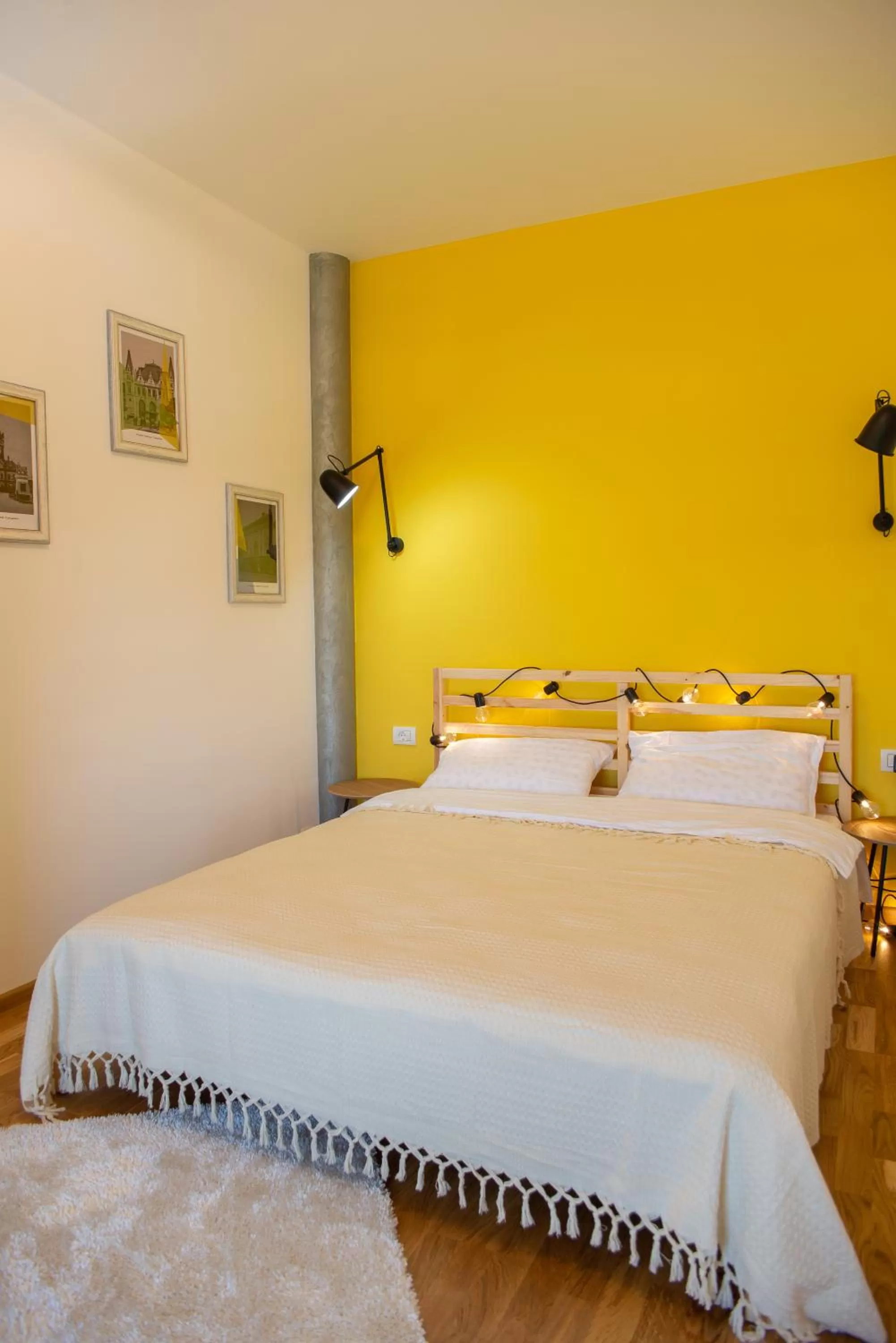 Bed in Steel Residence