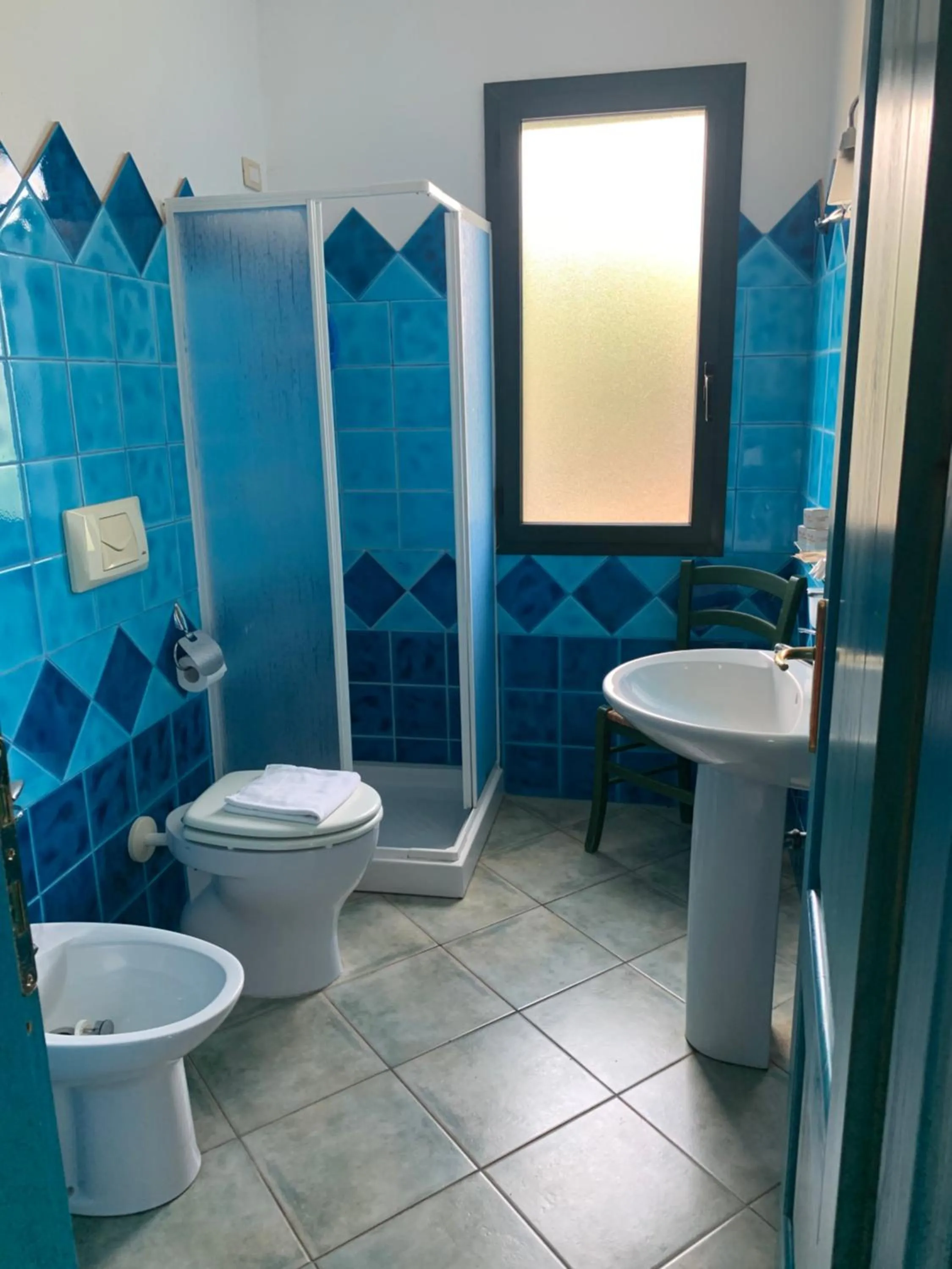 Shower in Hotel La Ciaccia