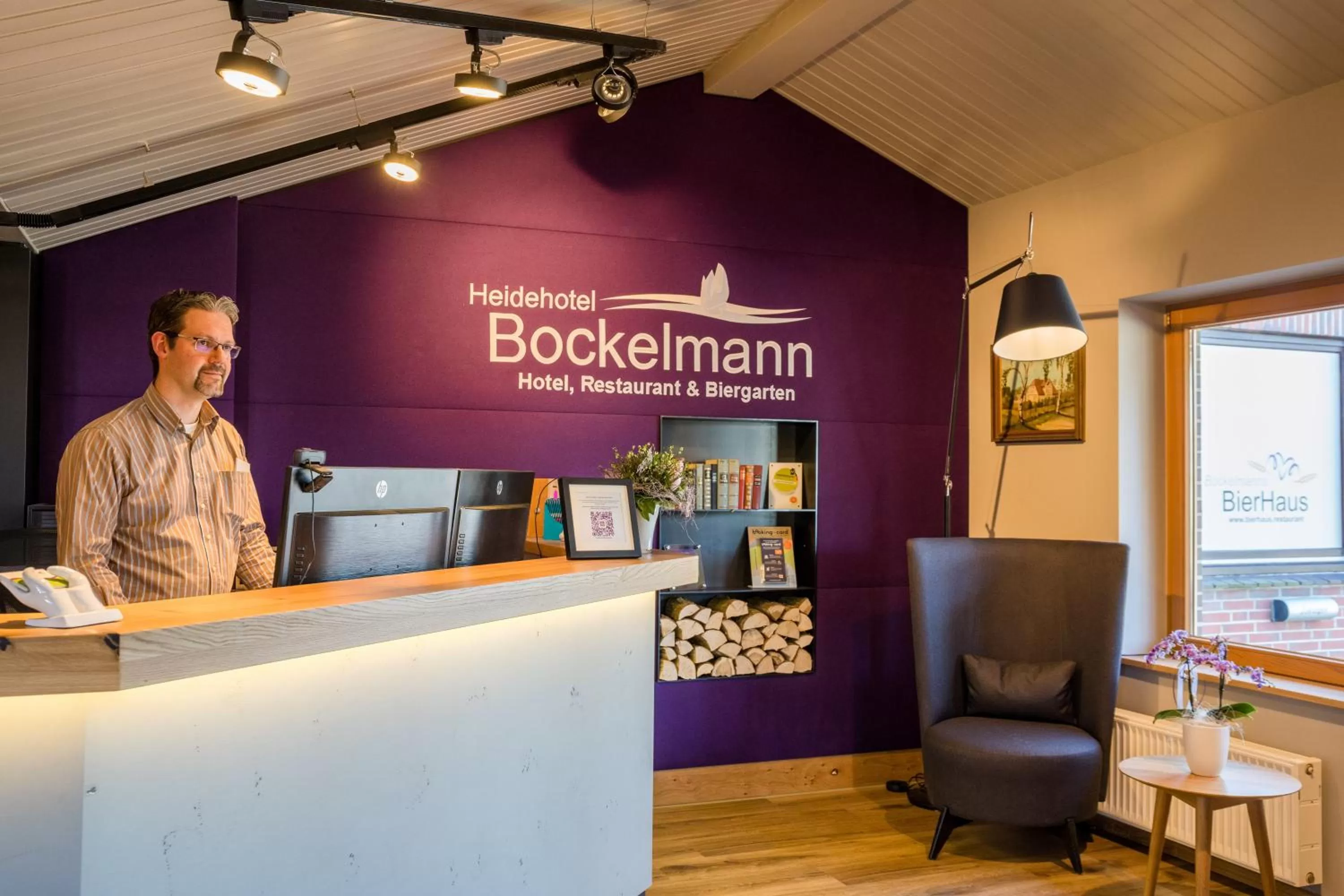 Lobby or reception in Hotel Bockelmann