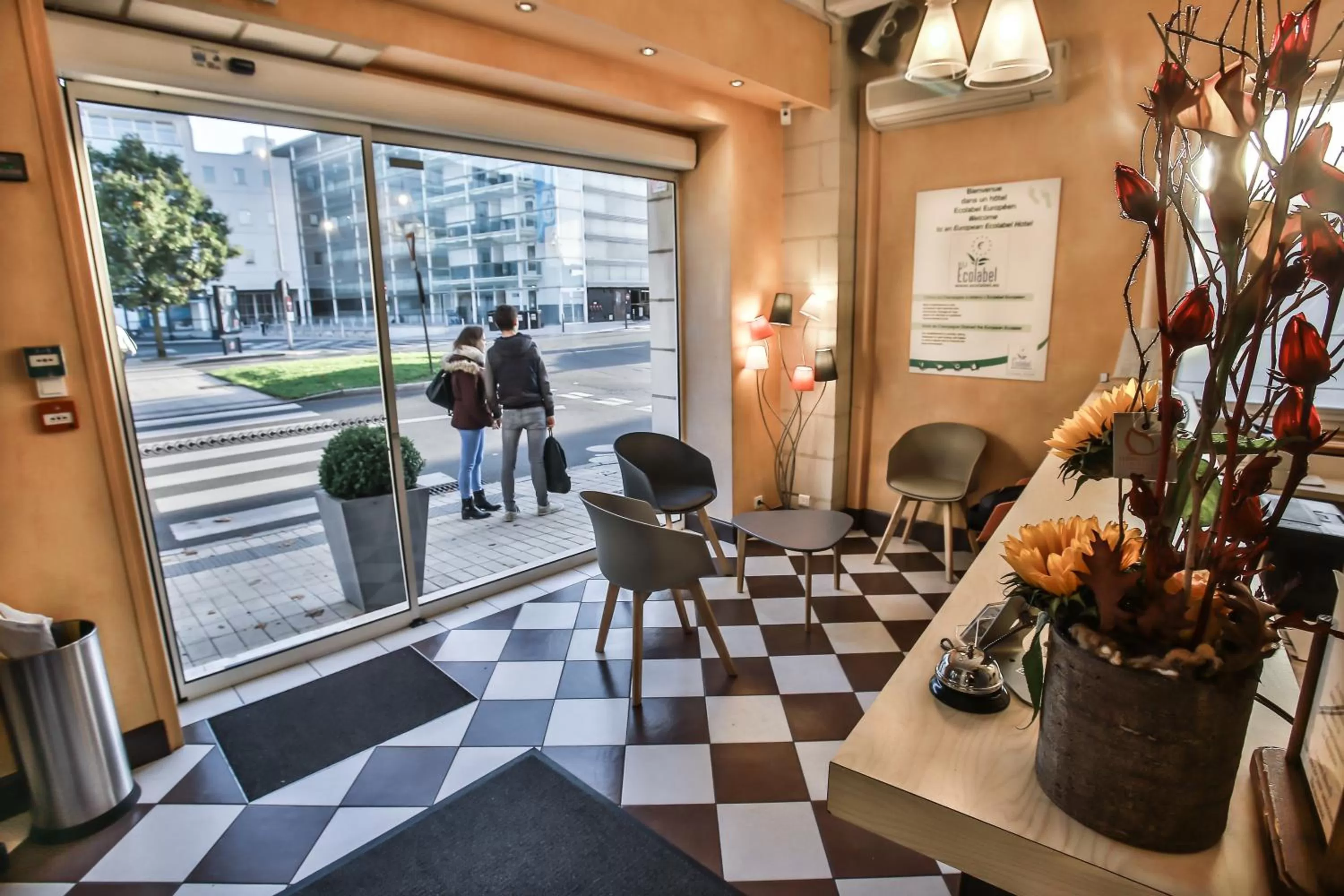 Lobby or reception in Hôtel de Champagne