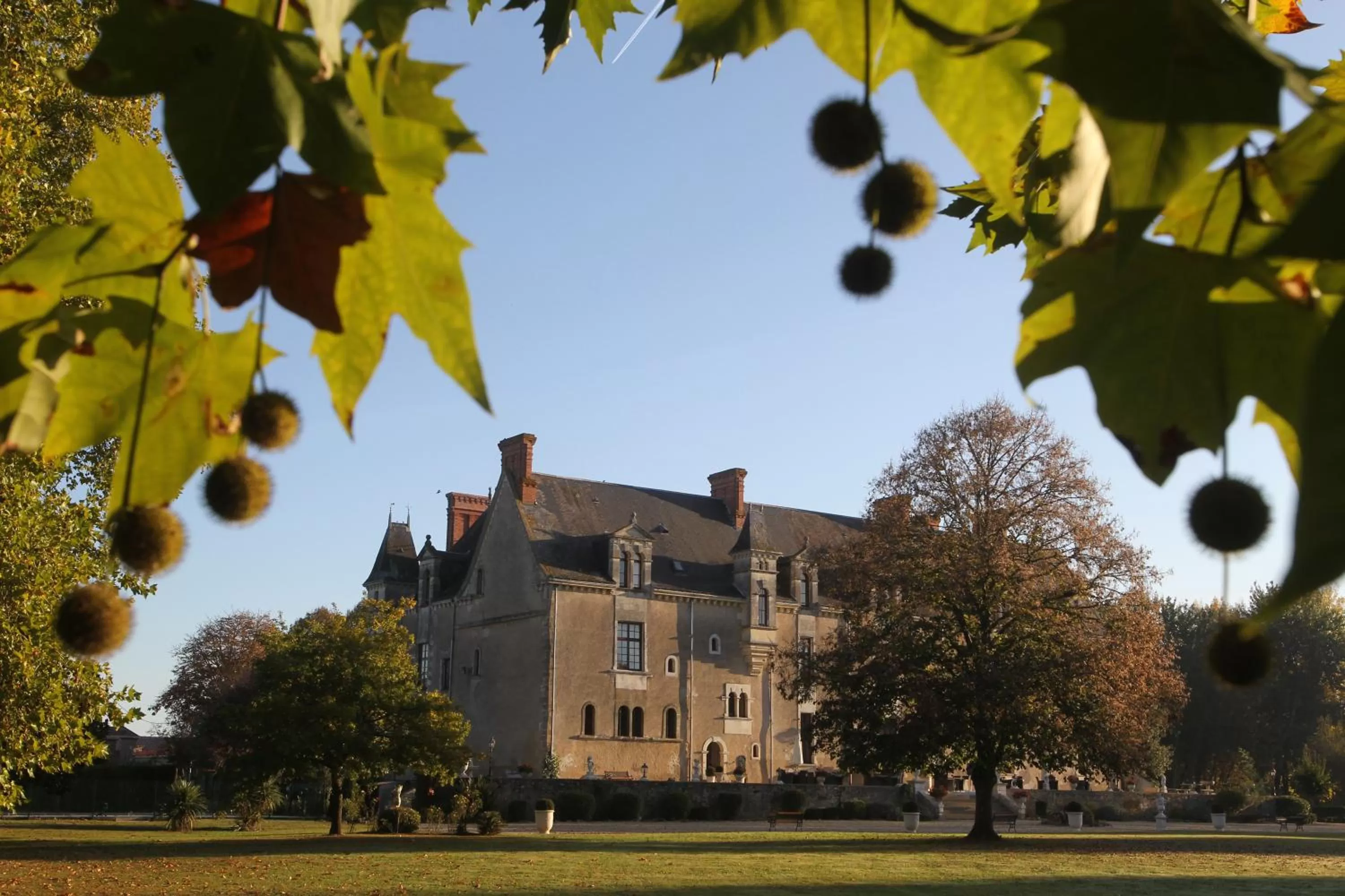 Garden in Château de la Verie