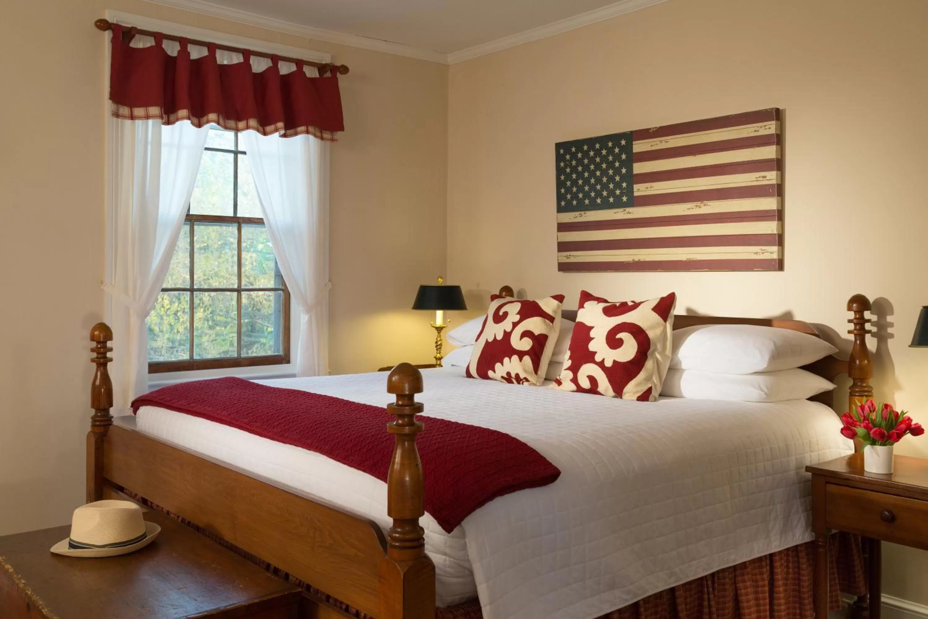 Decorative detail, Bed in Brampton Bed and Breakfast Inn