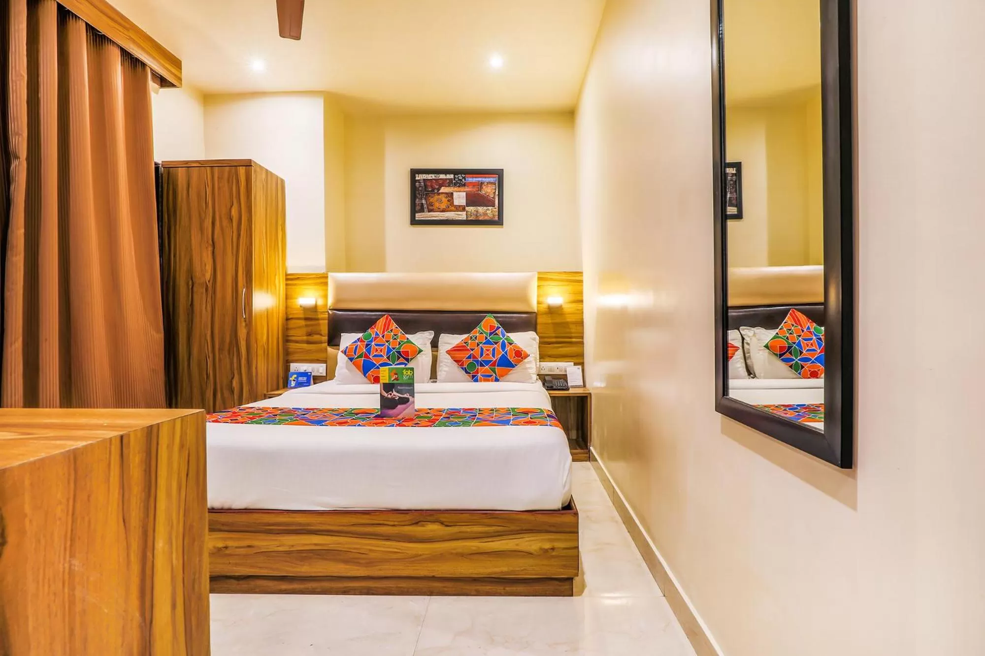 Bed in FabHotel Liwa International - Nr Mumbai International Airport
