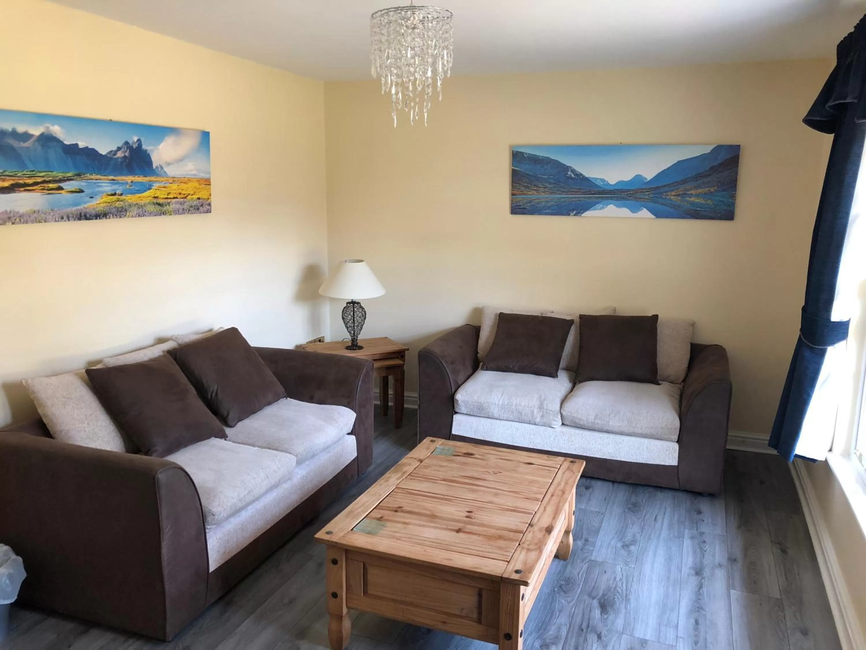 Living room in Netley Hall