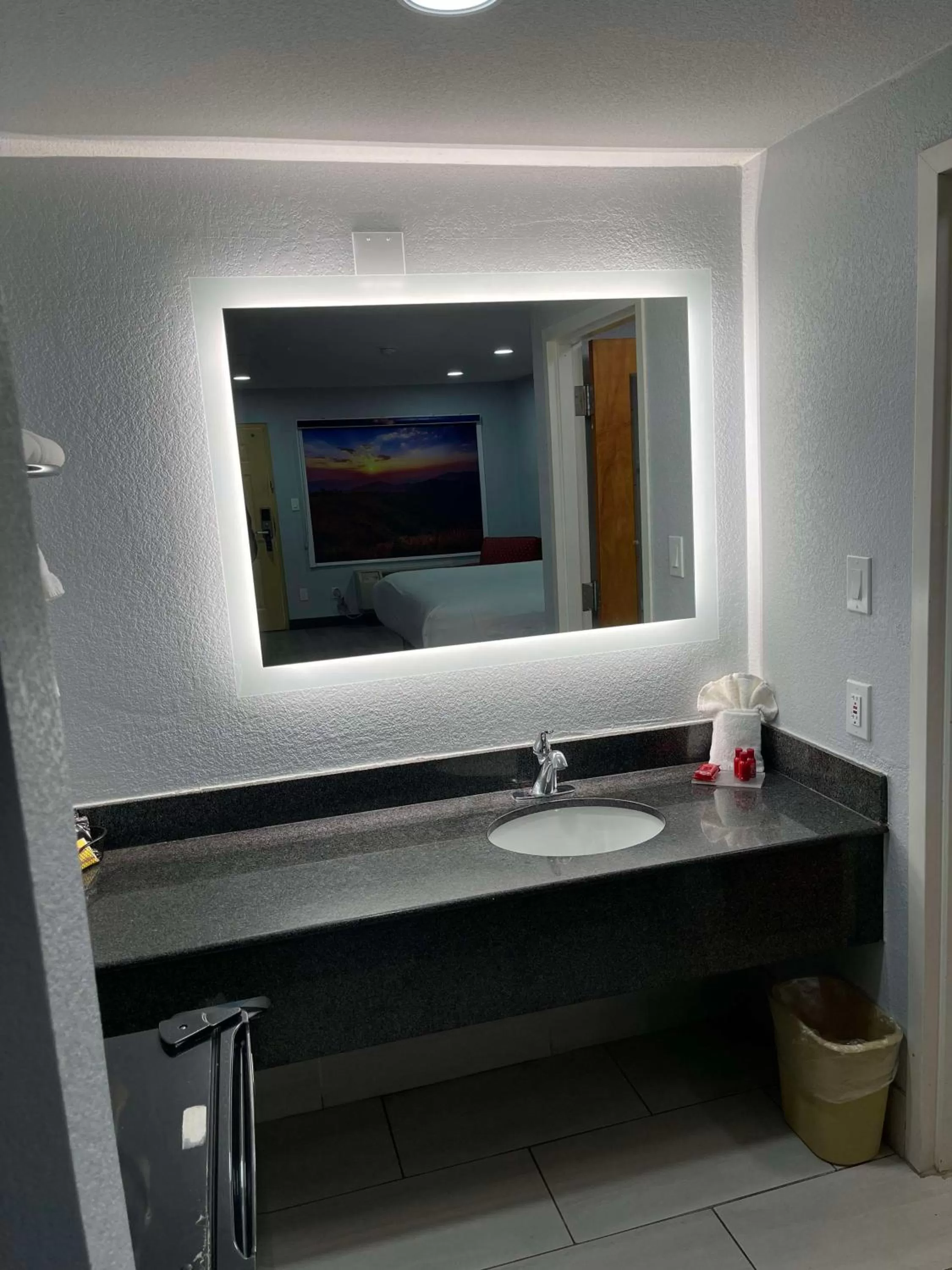Bathroom in SureStay Hotel by Best Western Childress
