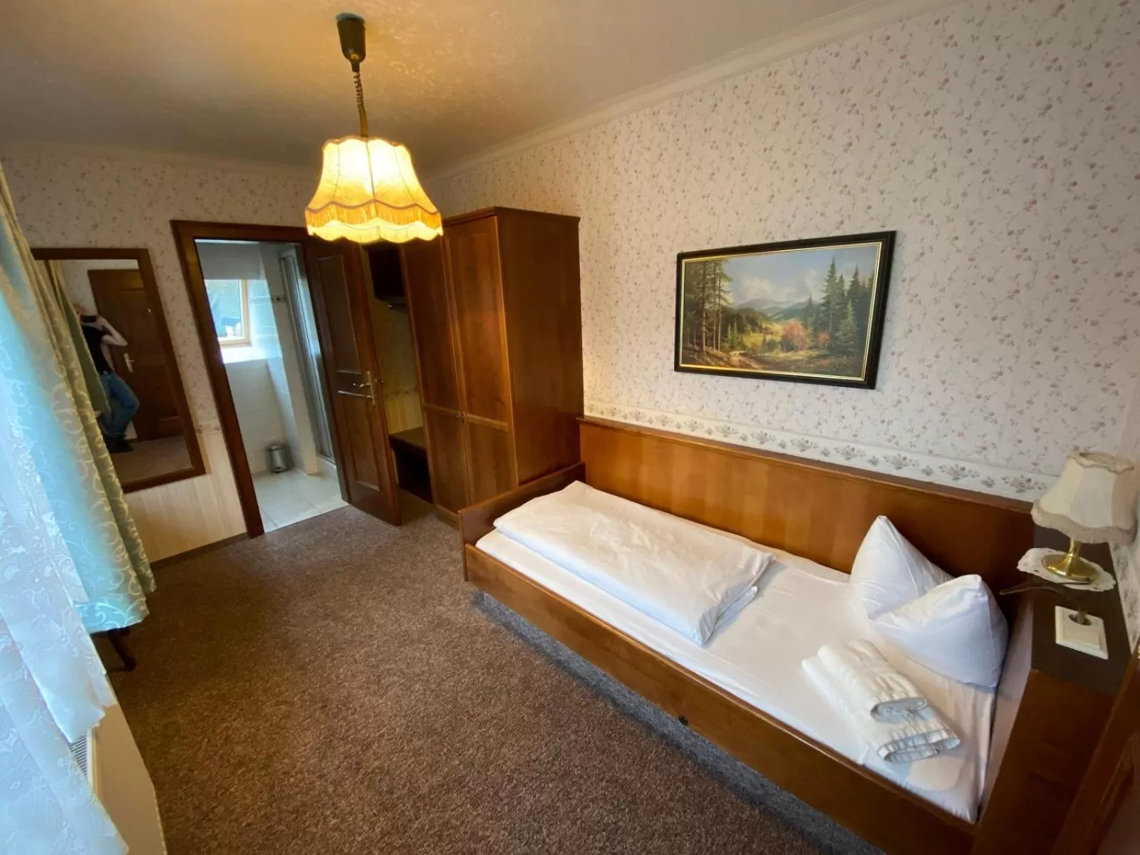 Photo of the whole room, Bed in Braugasthof Papiermühle