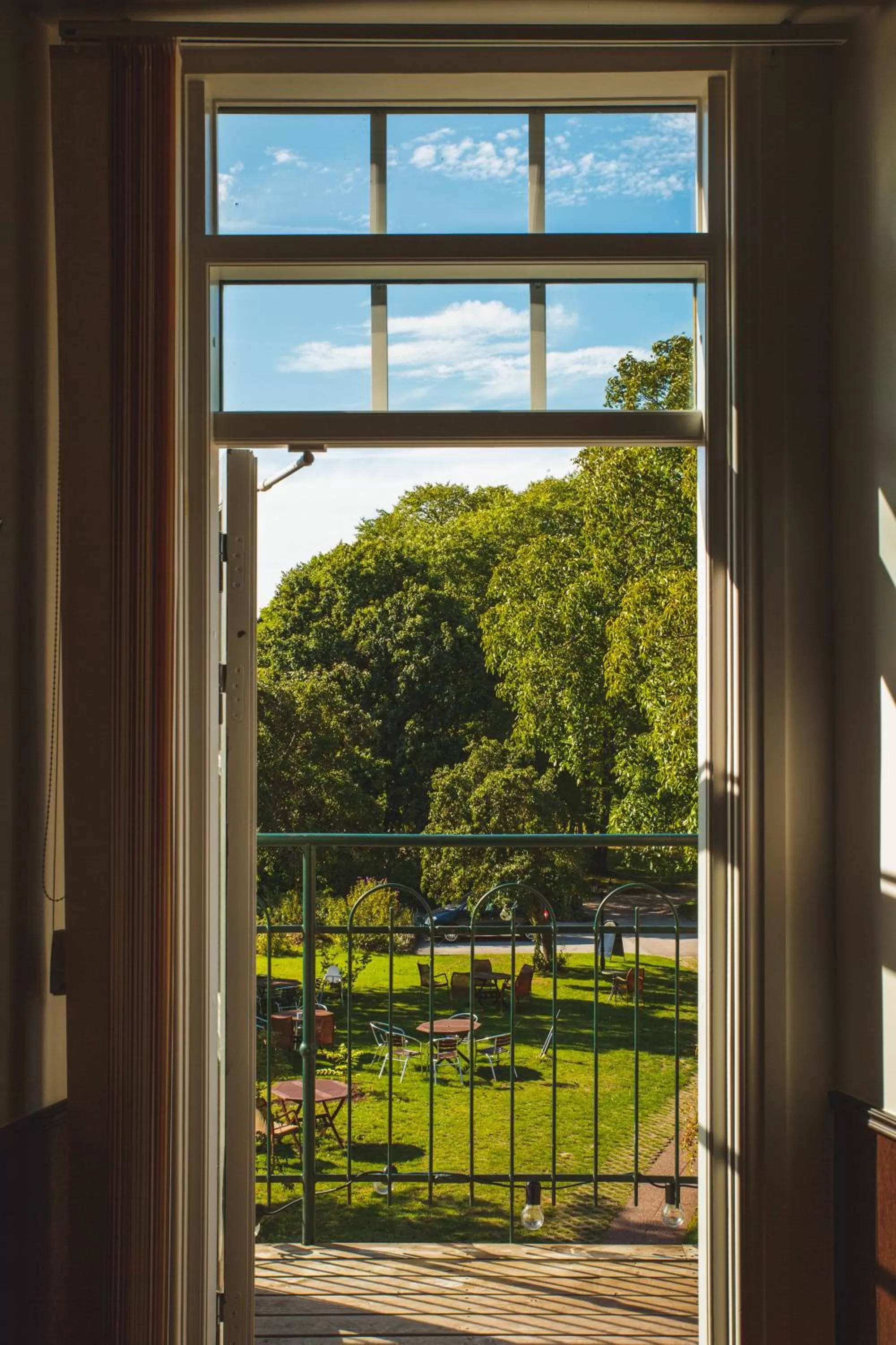 Balcony/Terrace in Hotell Breda Blick