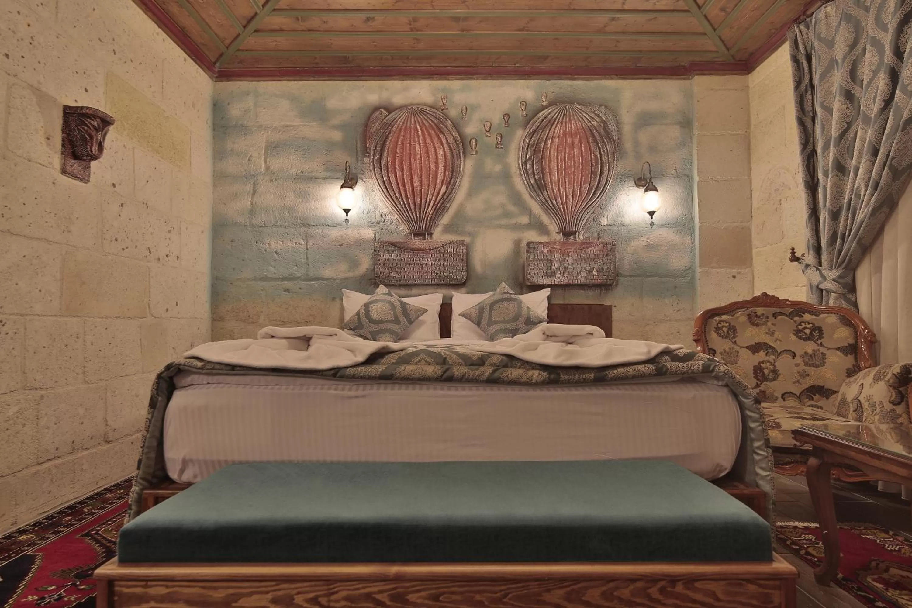 Decorative detail, Bed in Grand Cappadocia Hotel