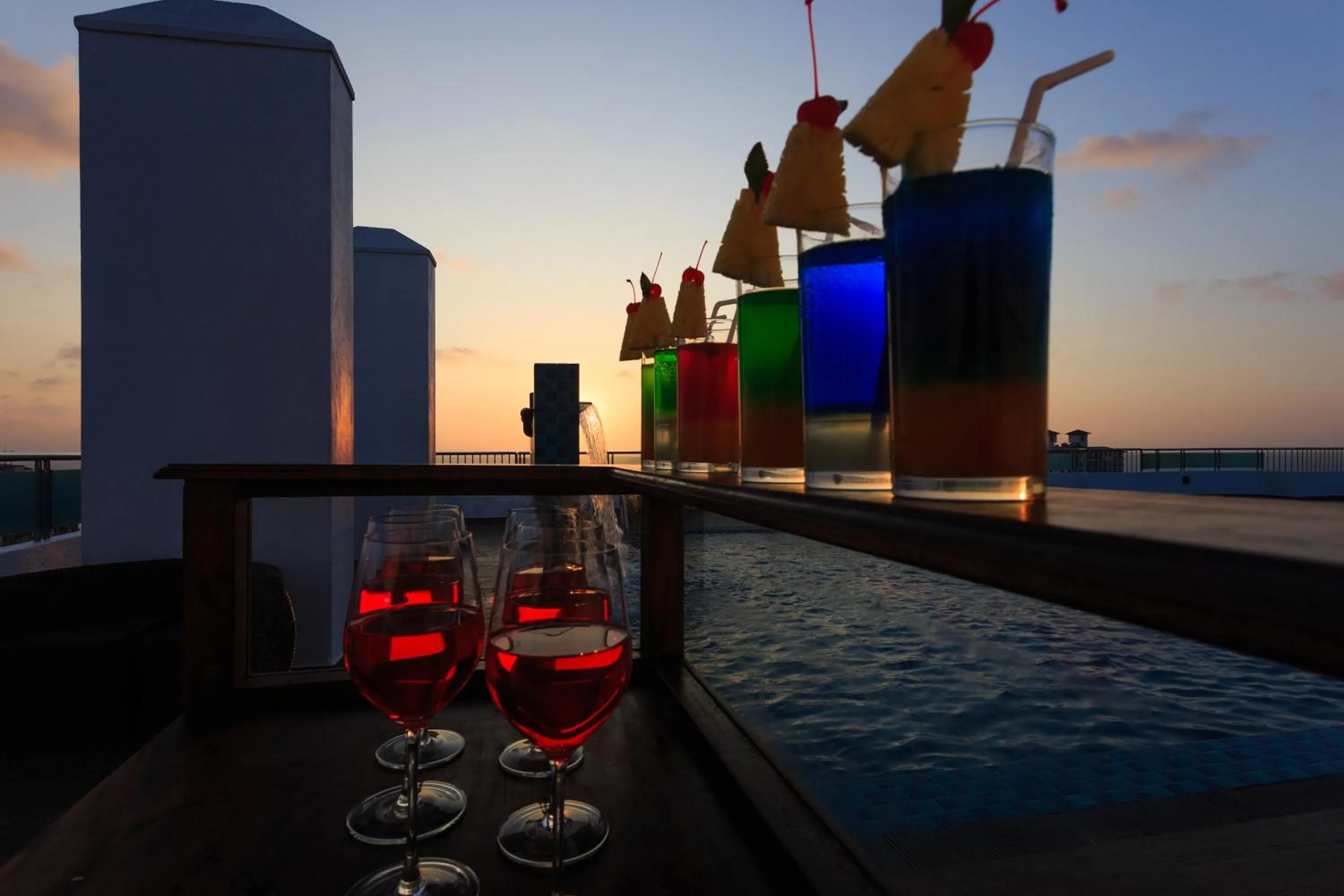 Pool view in Supun Arcade Residency