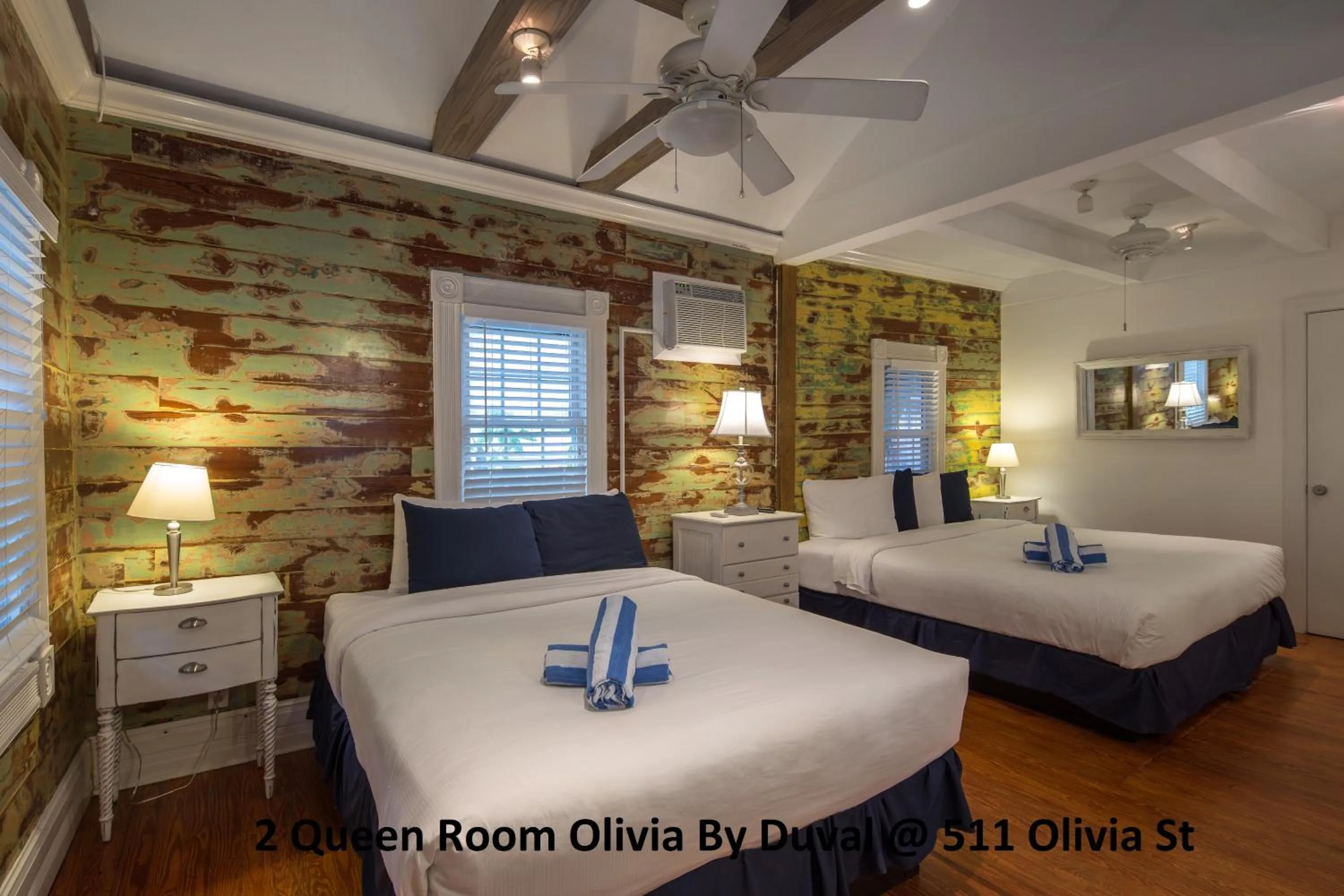 Queen Room with Two Queen Beds (Olivia House) in Wicker Guesthouse