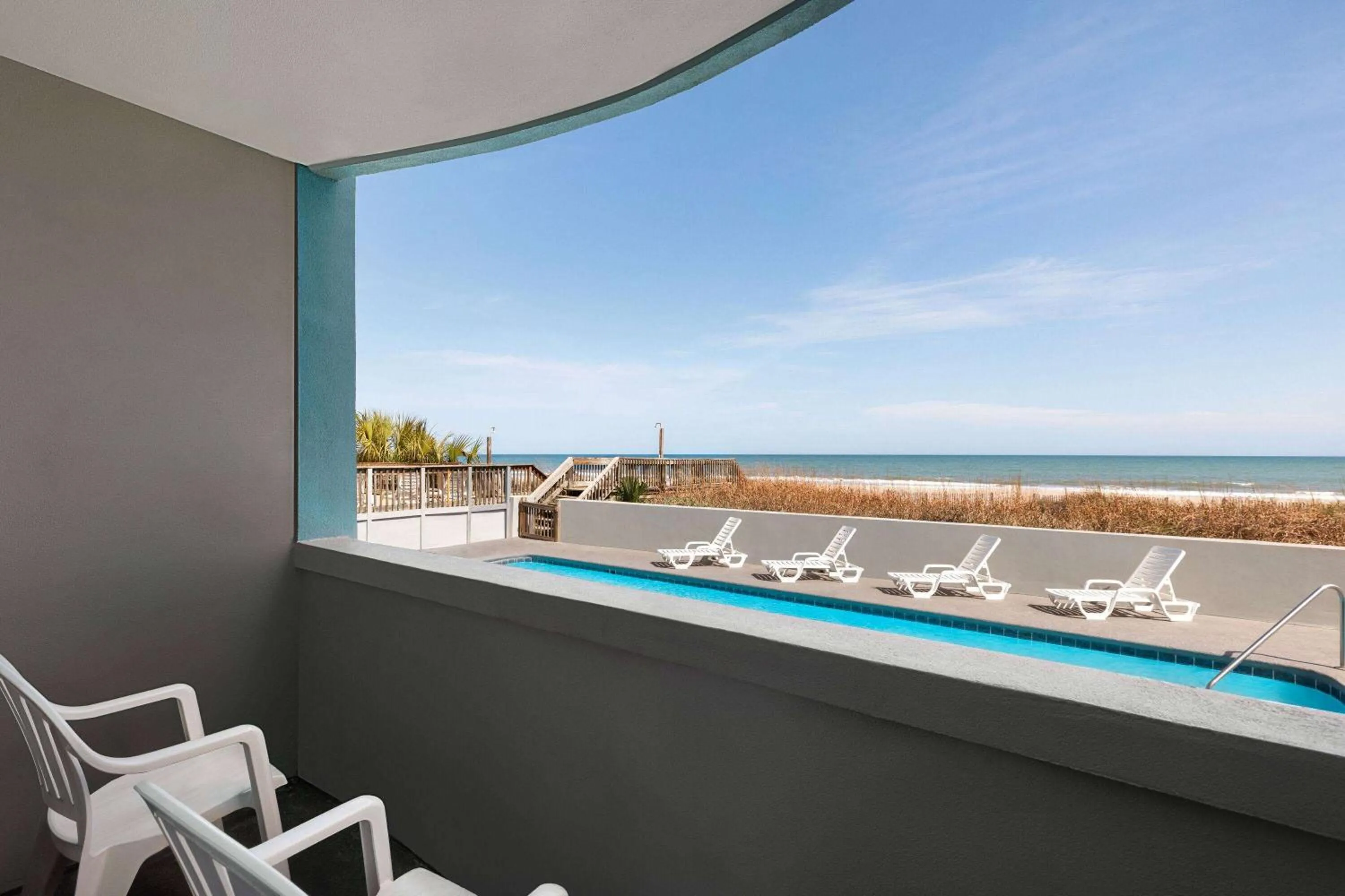 Photo of the whole room in Days Inn by Wyndham Myrtle Beach-Beach Front