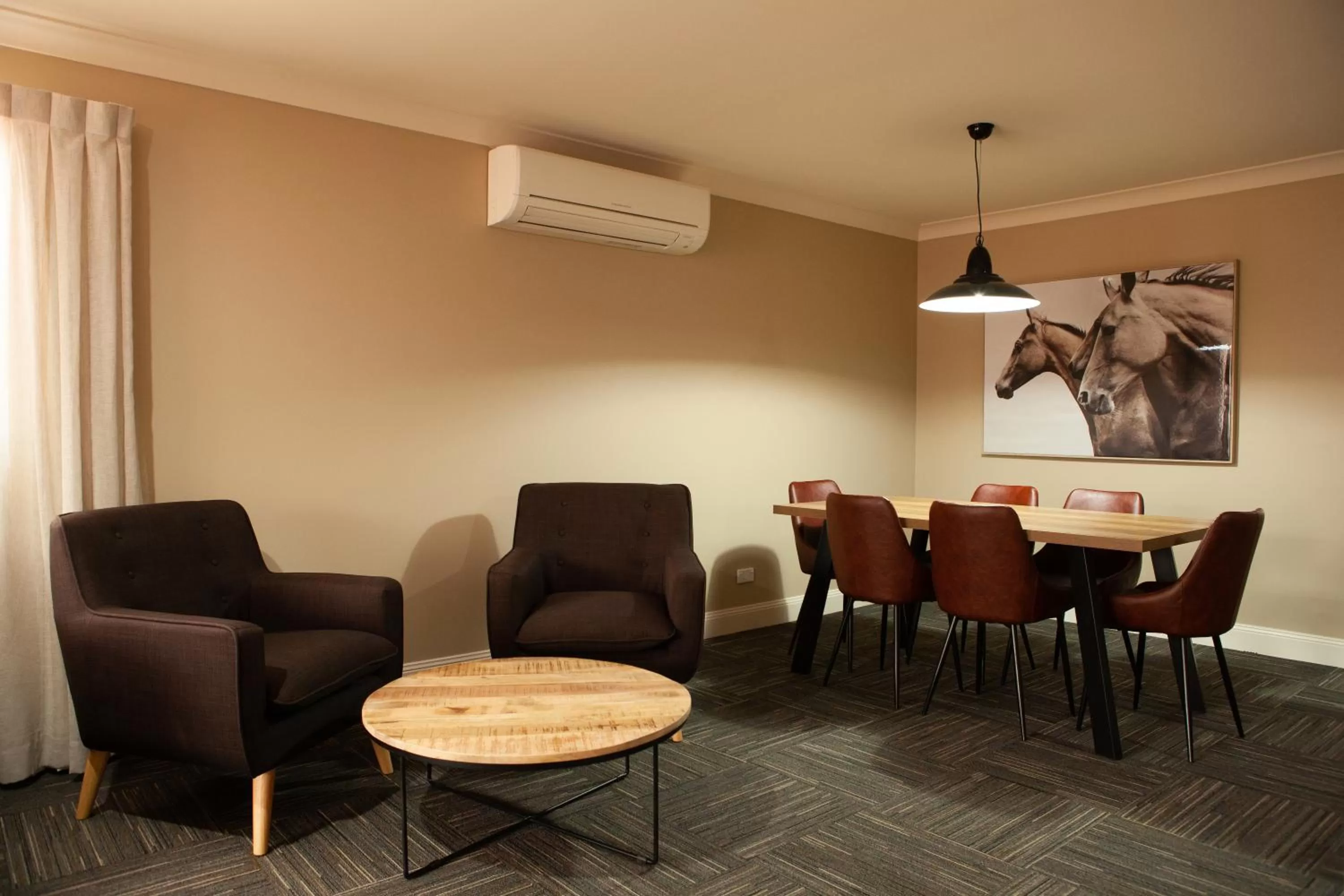 Seating area in Nightcap at Archer Hotel