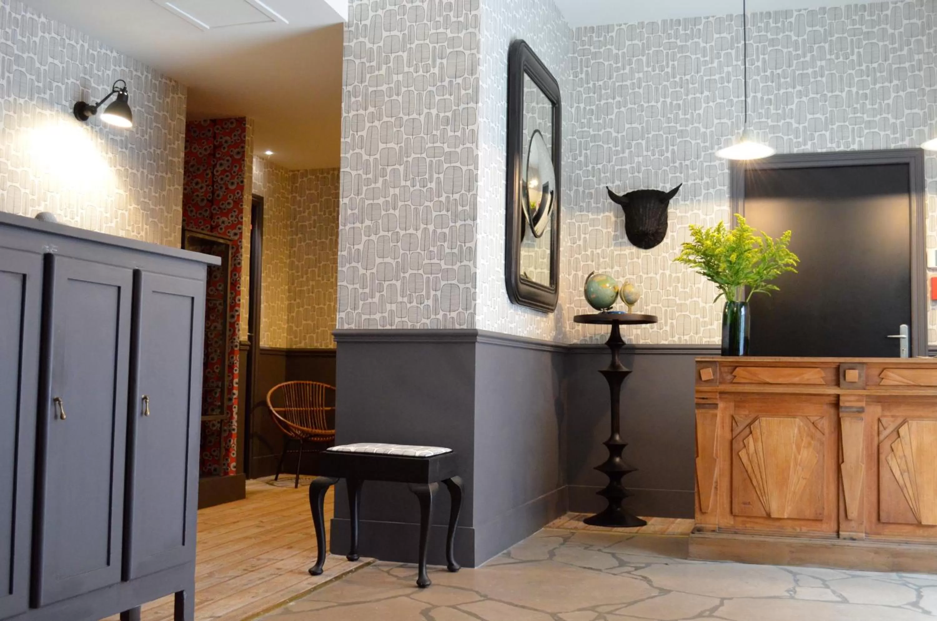 Lobby or reception in Hotel Les Pilotes