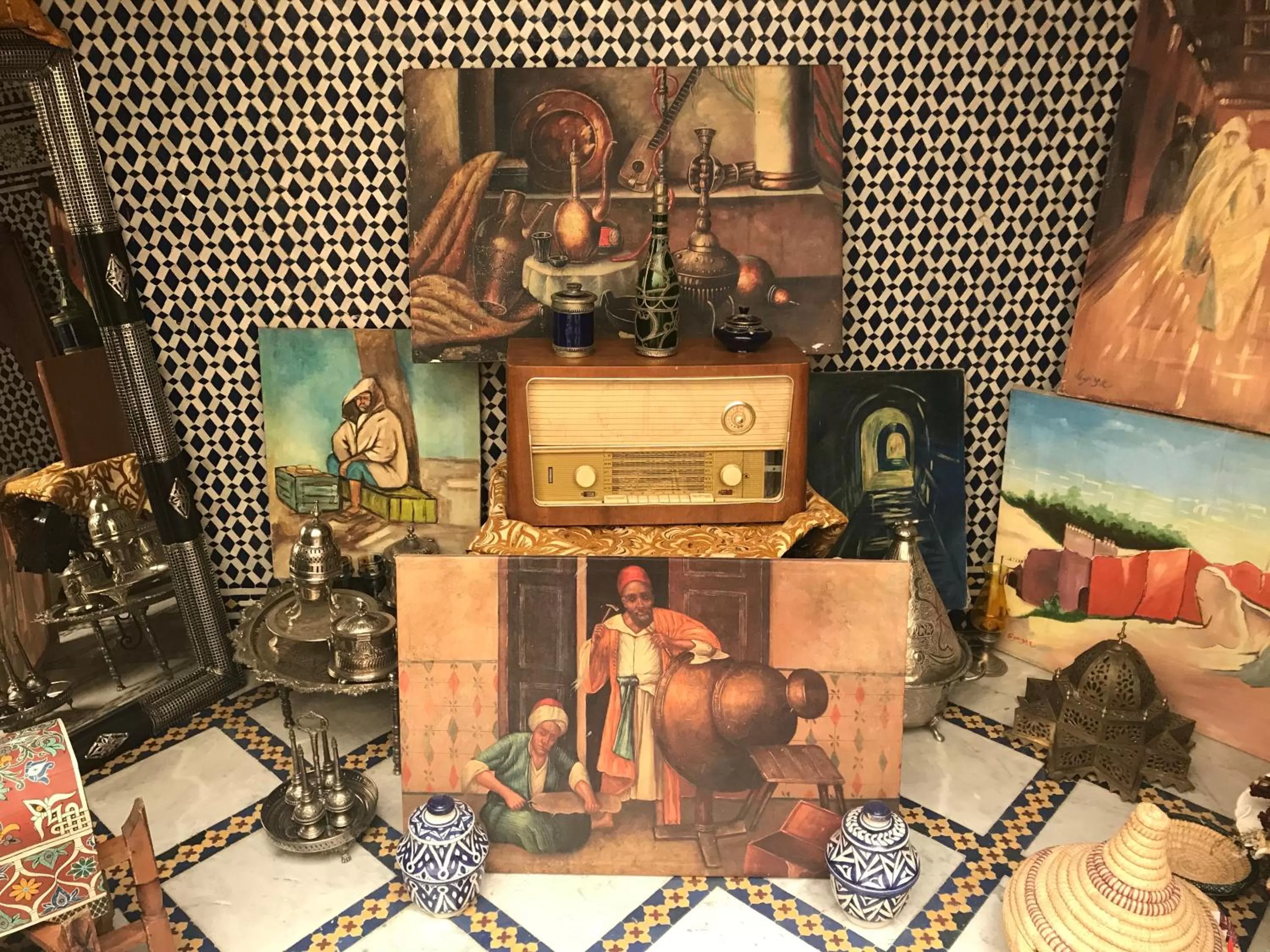 Lobby or reception in Riad Taj Salma