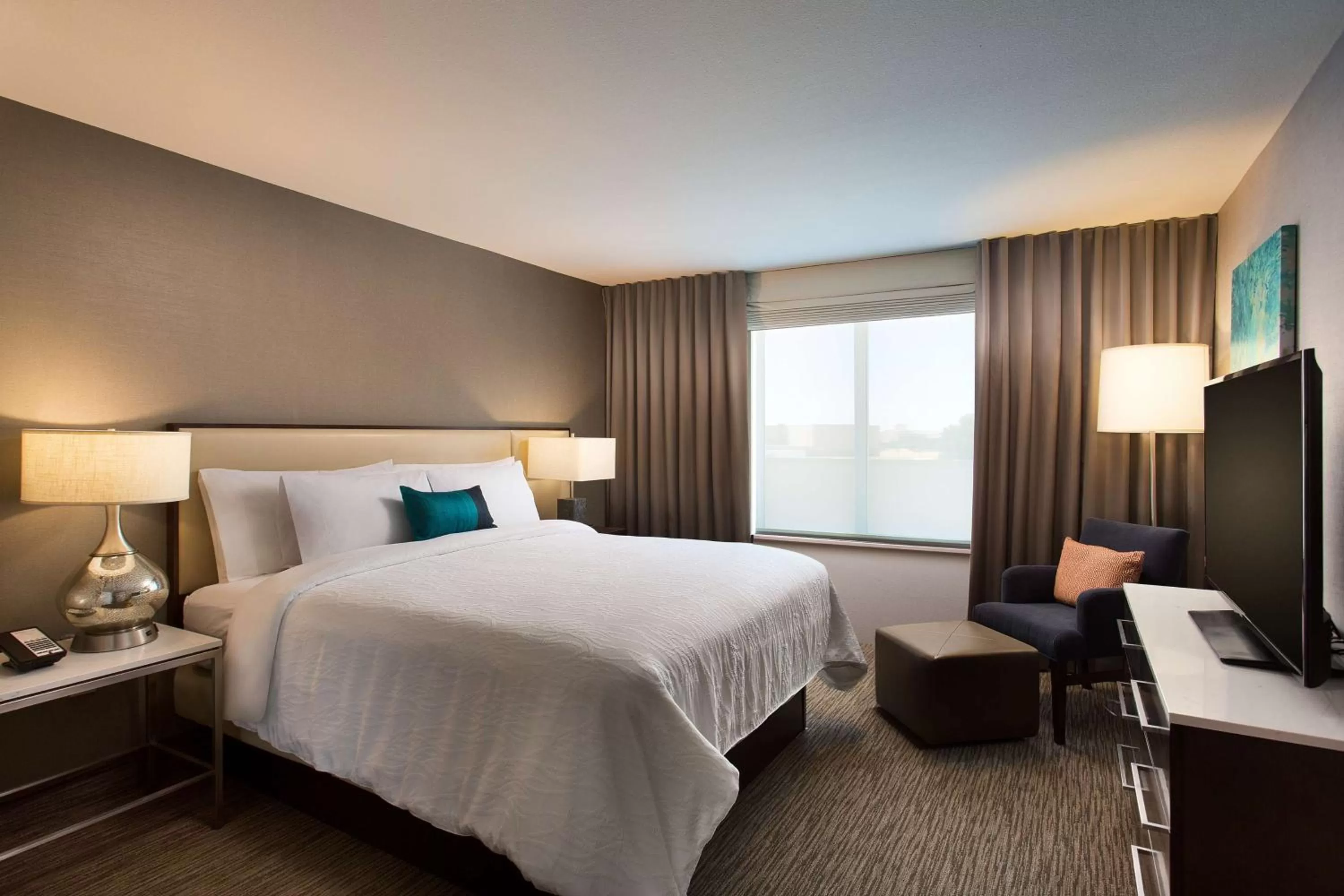 Bed in Hilton Garden Inn Lubbock