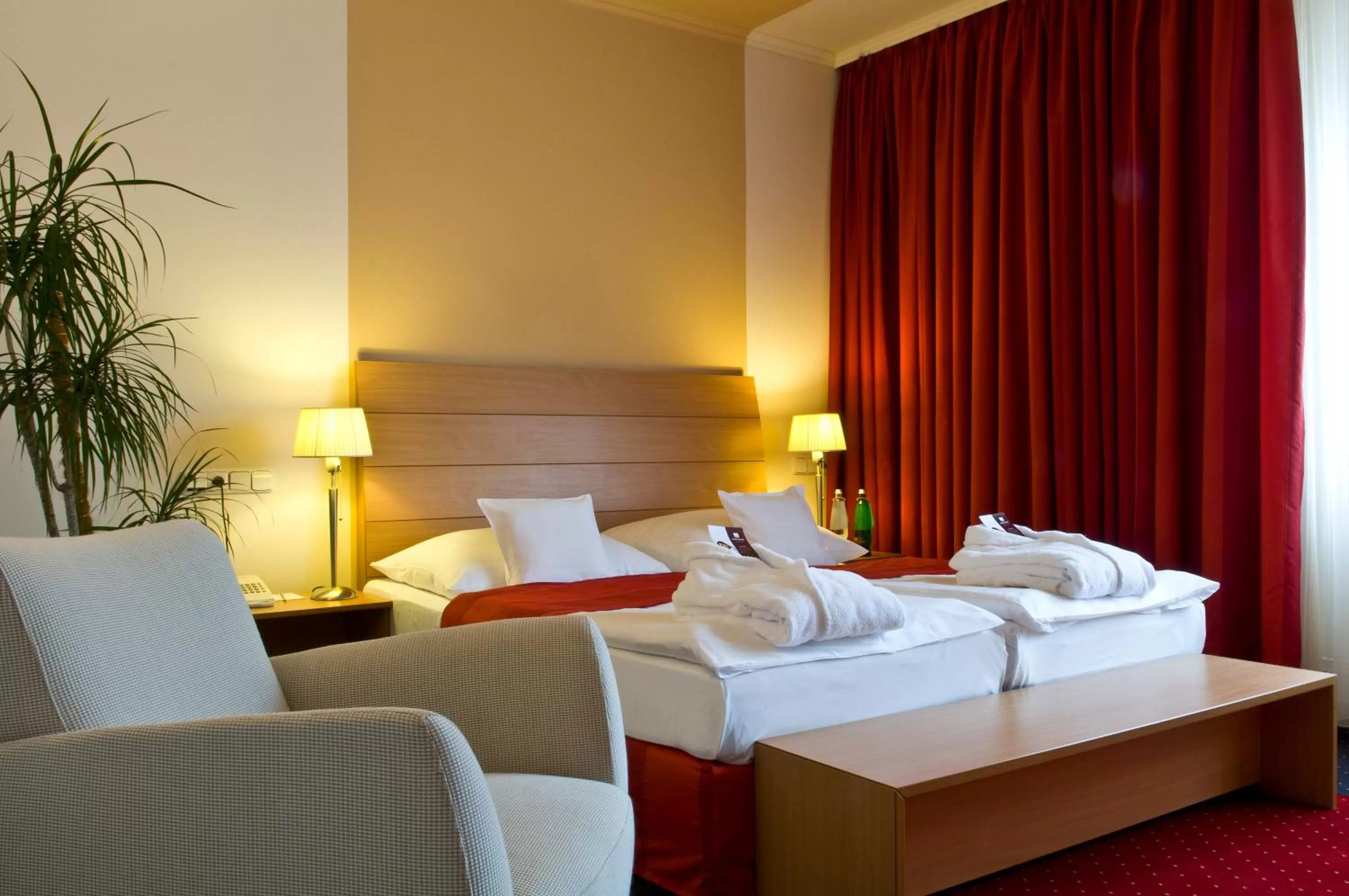 Bed in Imperial Hotel Ostrava