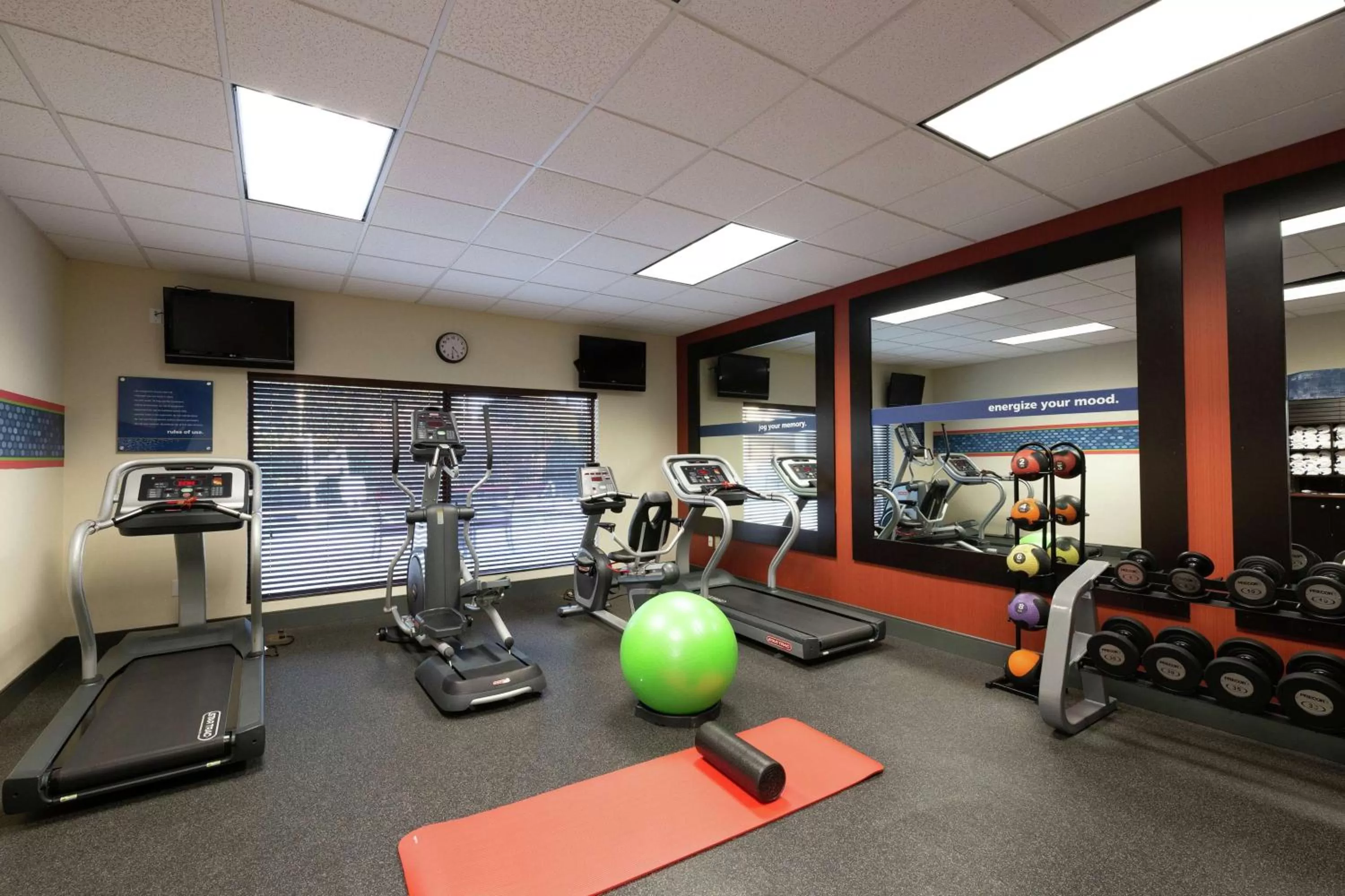 Fitness centre/facilities in Hampton Inn Winston-Salem Hanes Mall