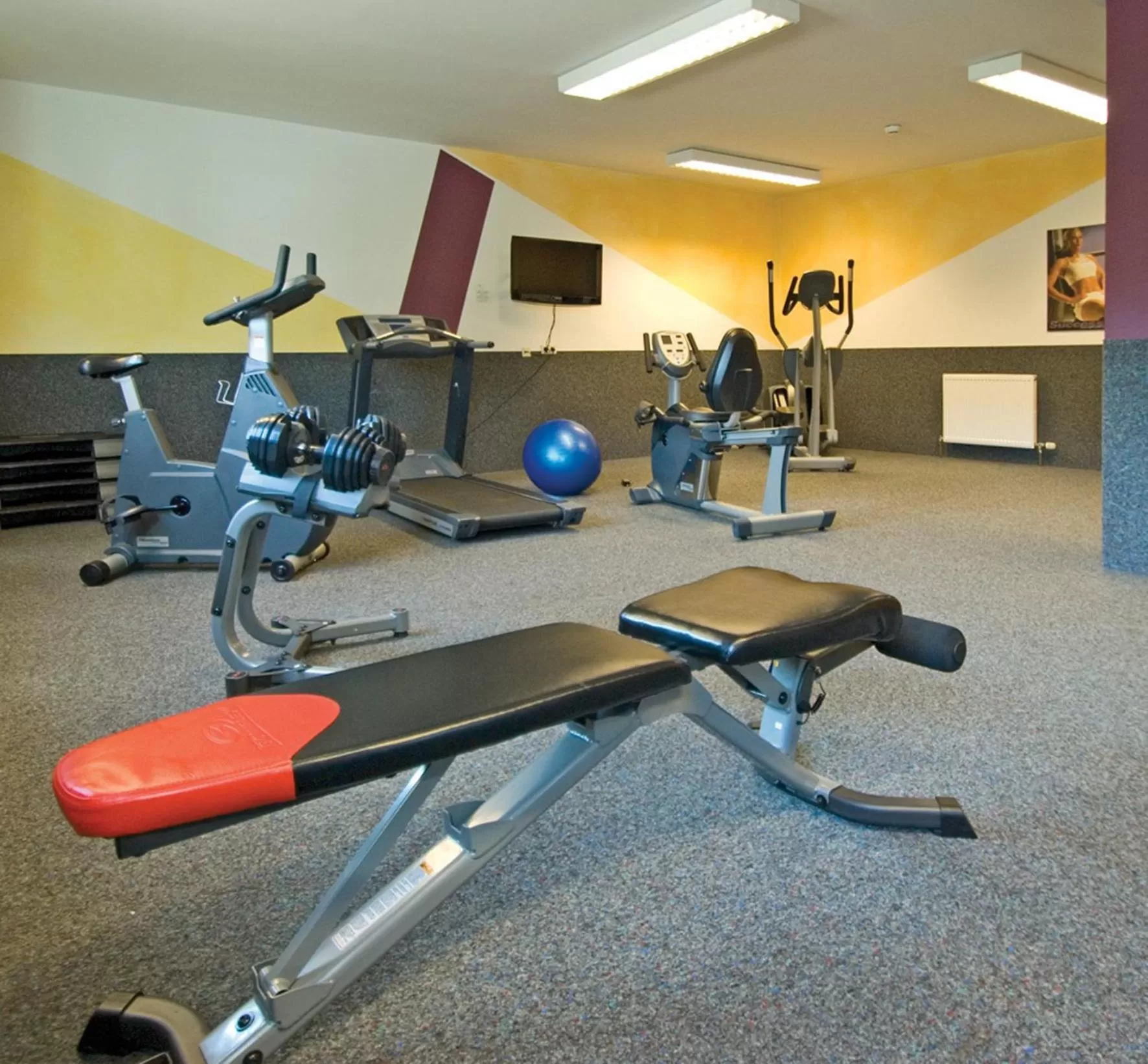 Fitness centre/facilities in Hotel Bergkristall