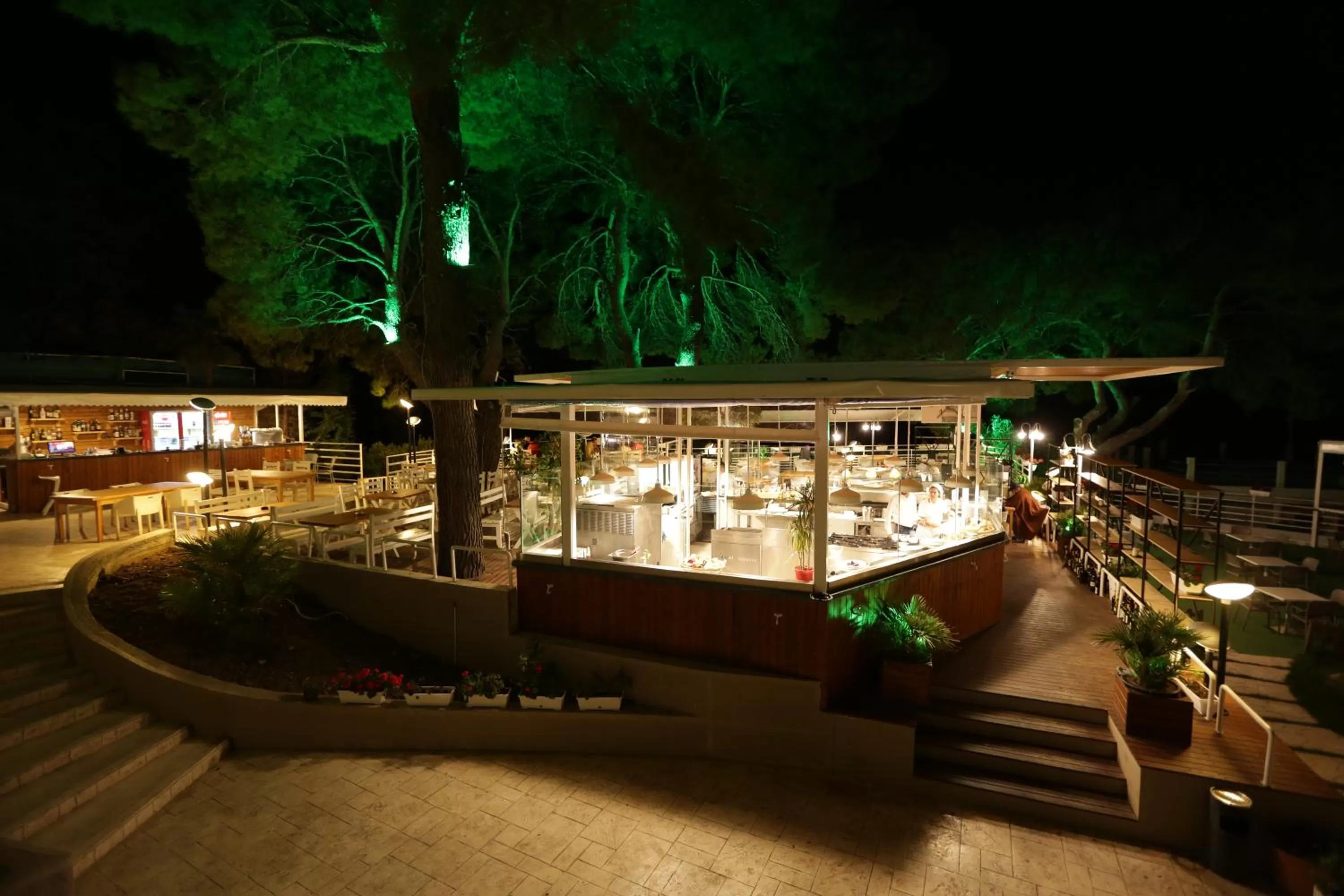 Food and drinks in Le Palazzine Hotel