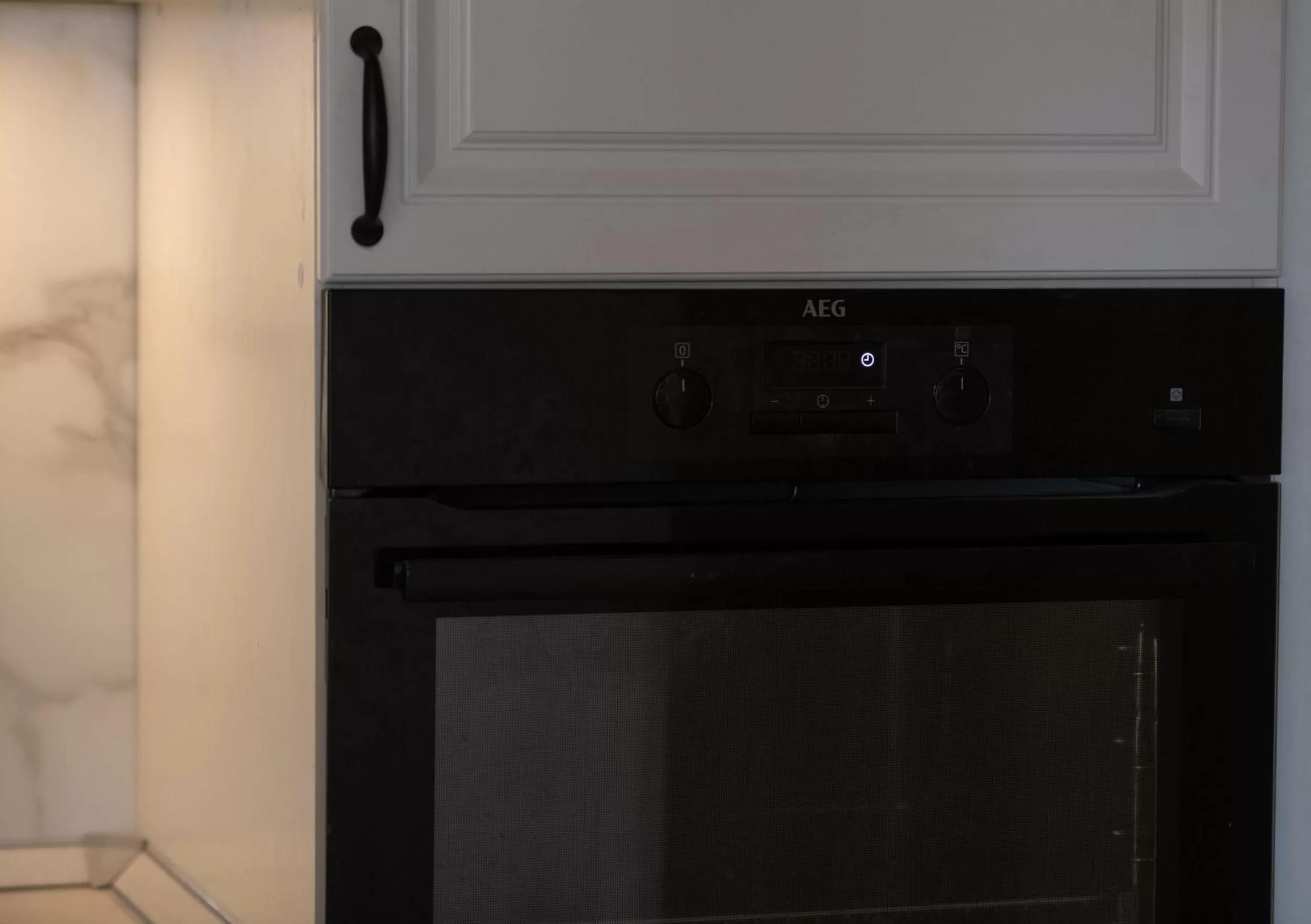 Kitchen or kitchenette in Villa Sara