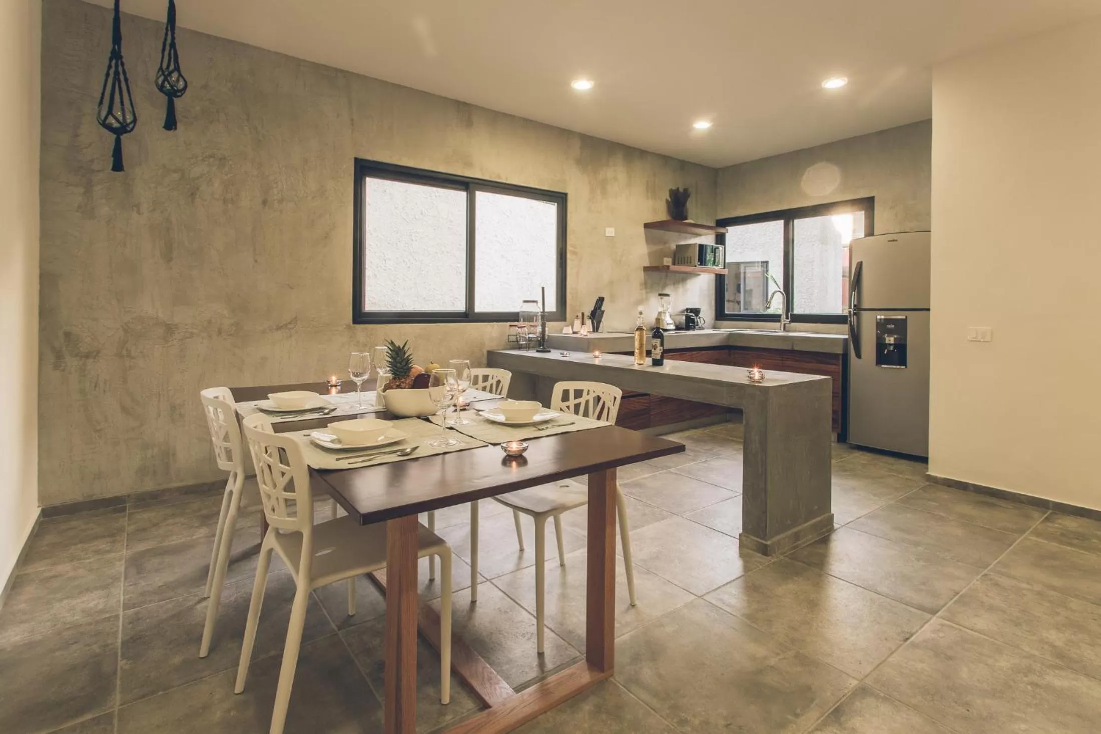 kitchen in Panacea Condo Tulum