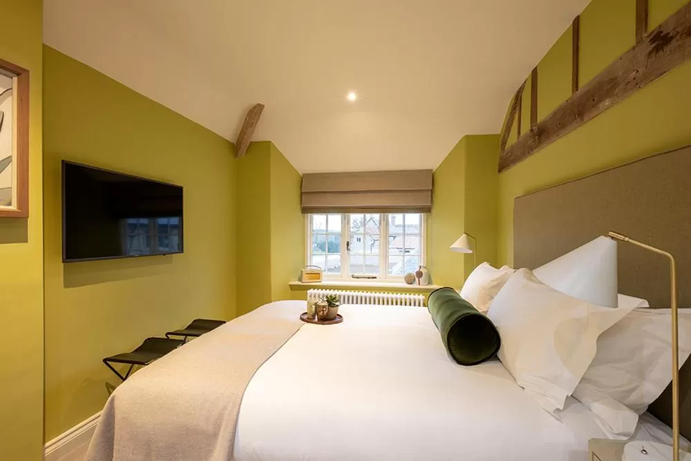 Bed in The Falcon Hotel