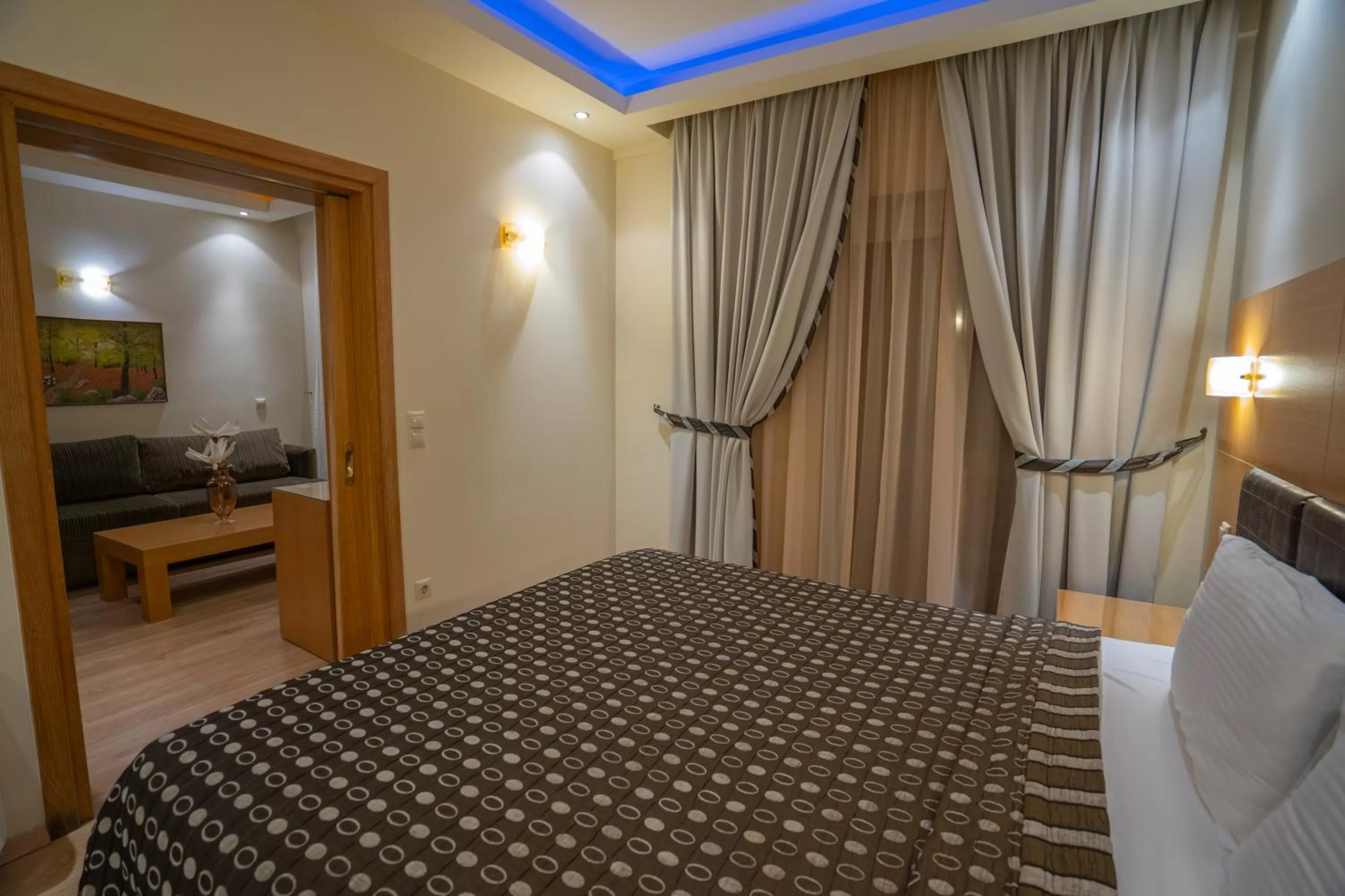 Bed in Pantelidis Hotel & Spa