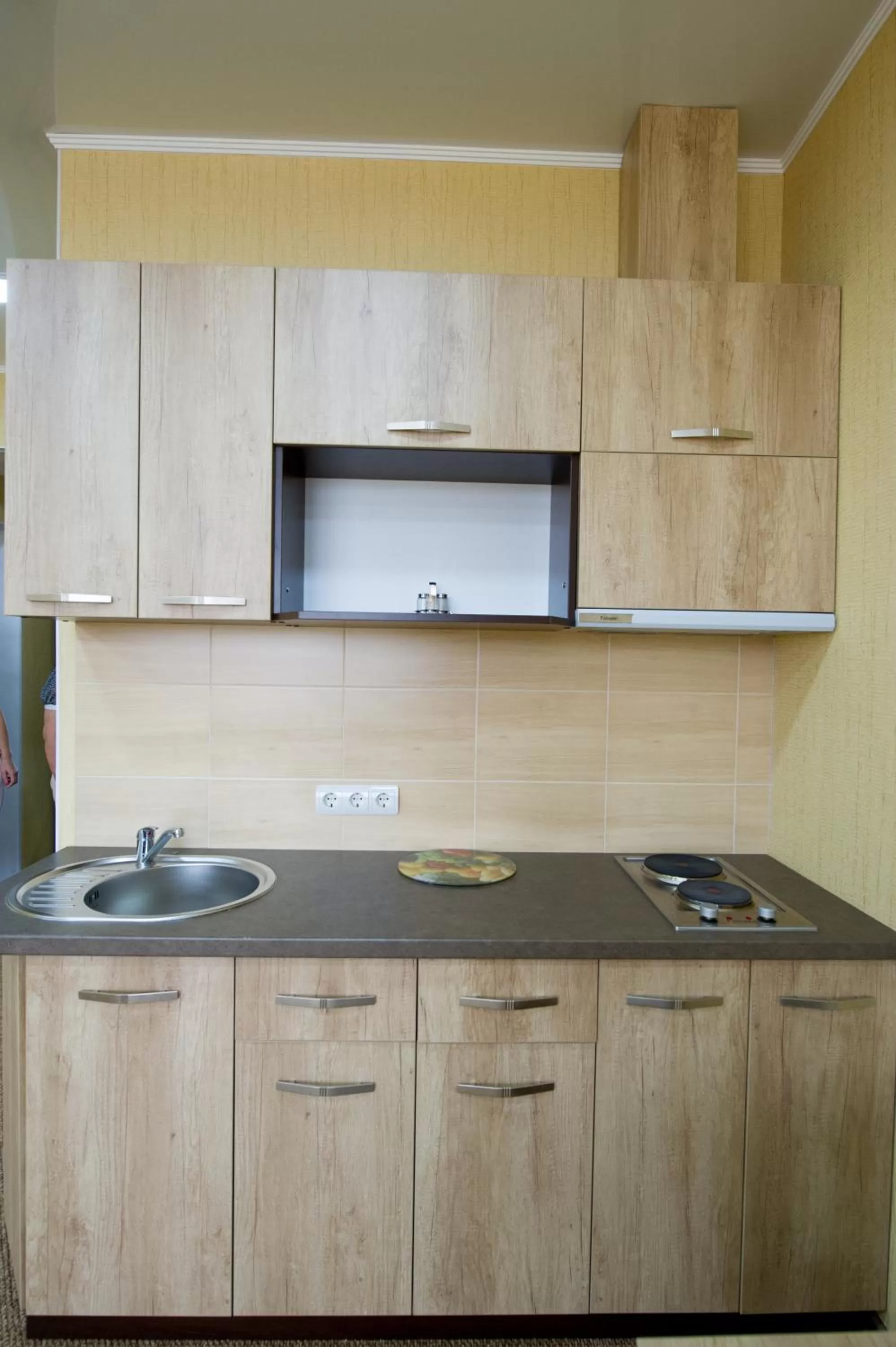 Kitchen or kitchenette in Elite Hotel