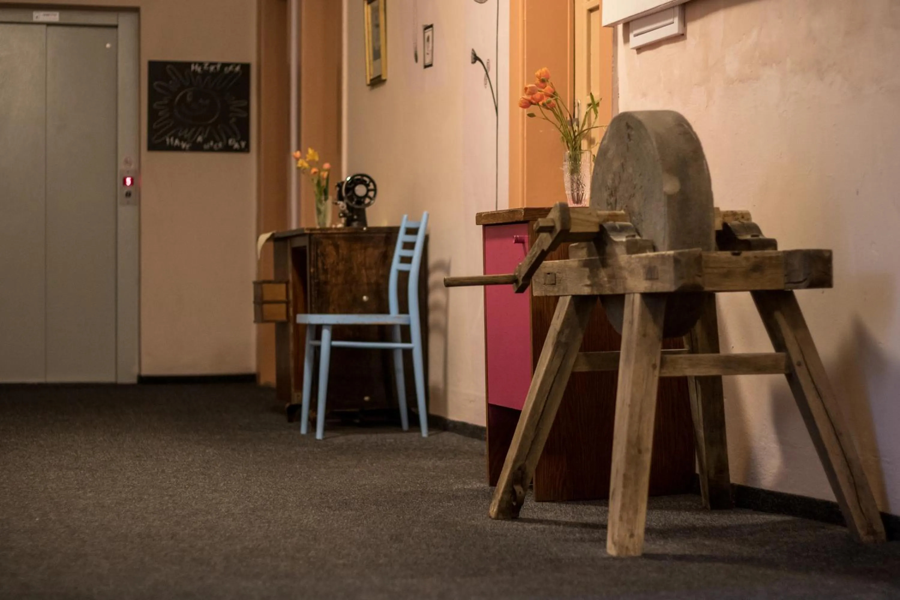 Decorative detail in Hostel Dakura