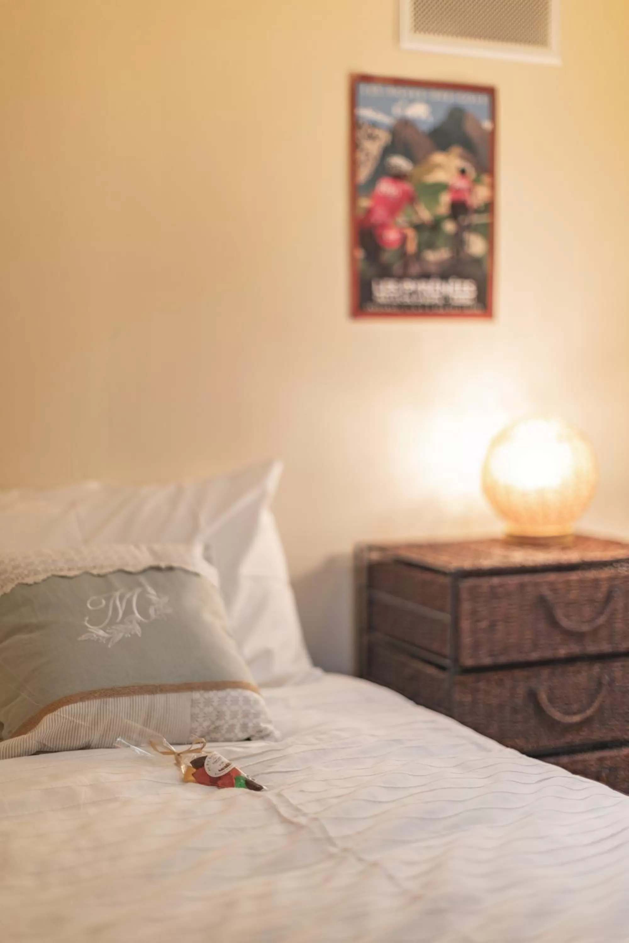 Bed in Chalet Ouréa