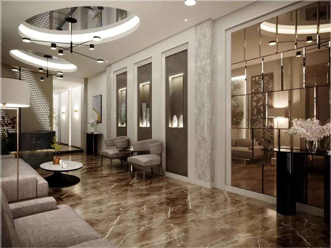 Living room in L'amant de Hanoi Hotel - khách sạn Lamant de Hà Nội