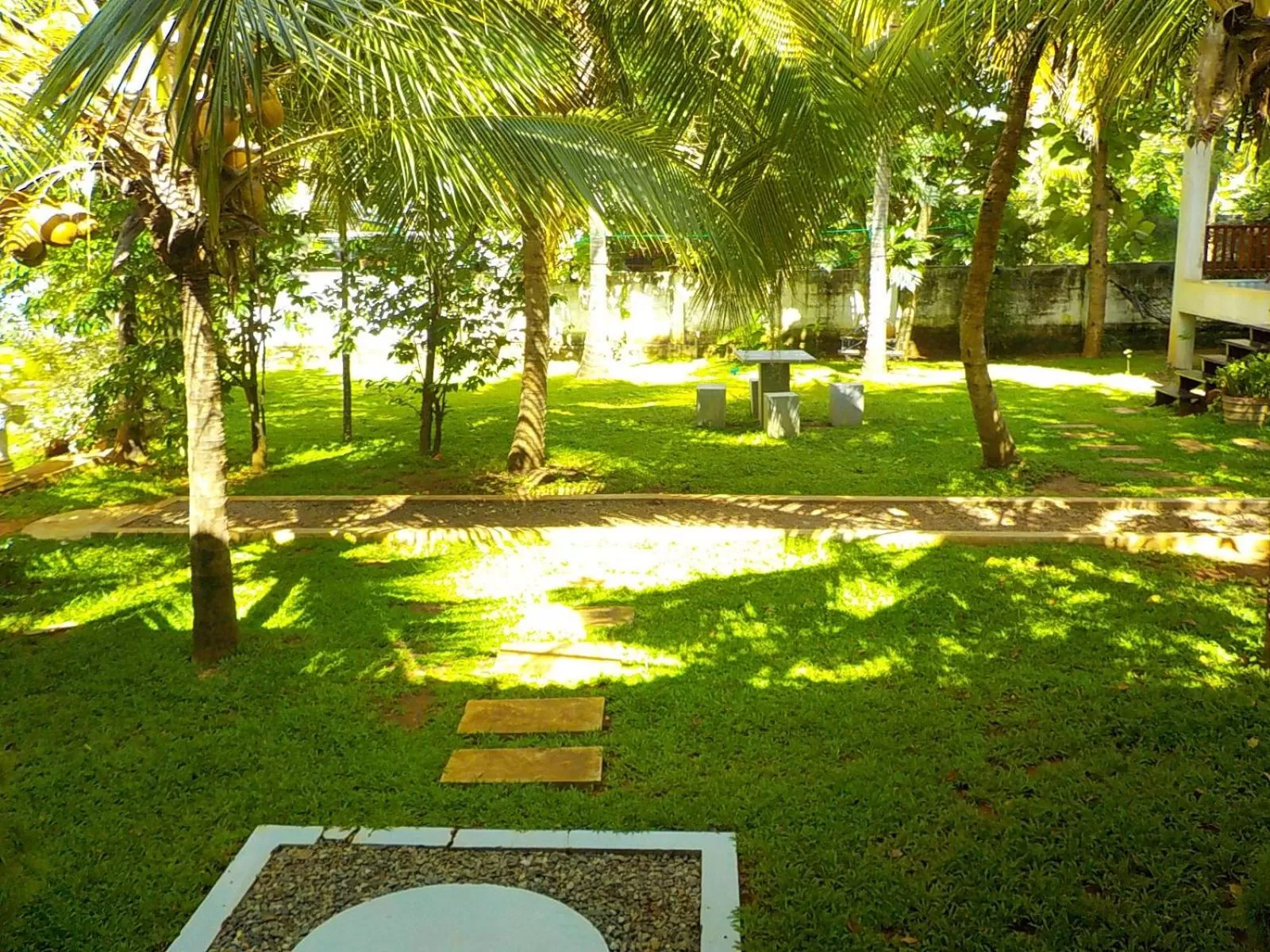 Garden in Liyana Holiday resort