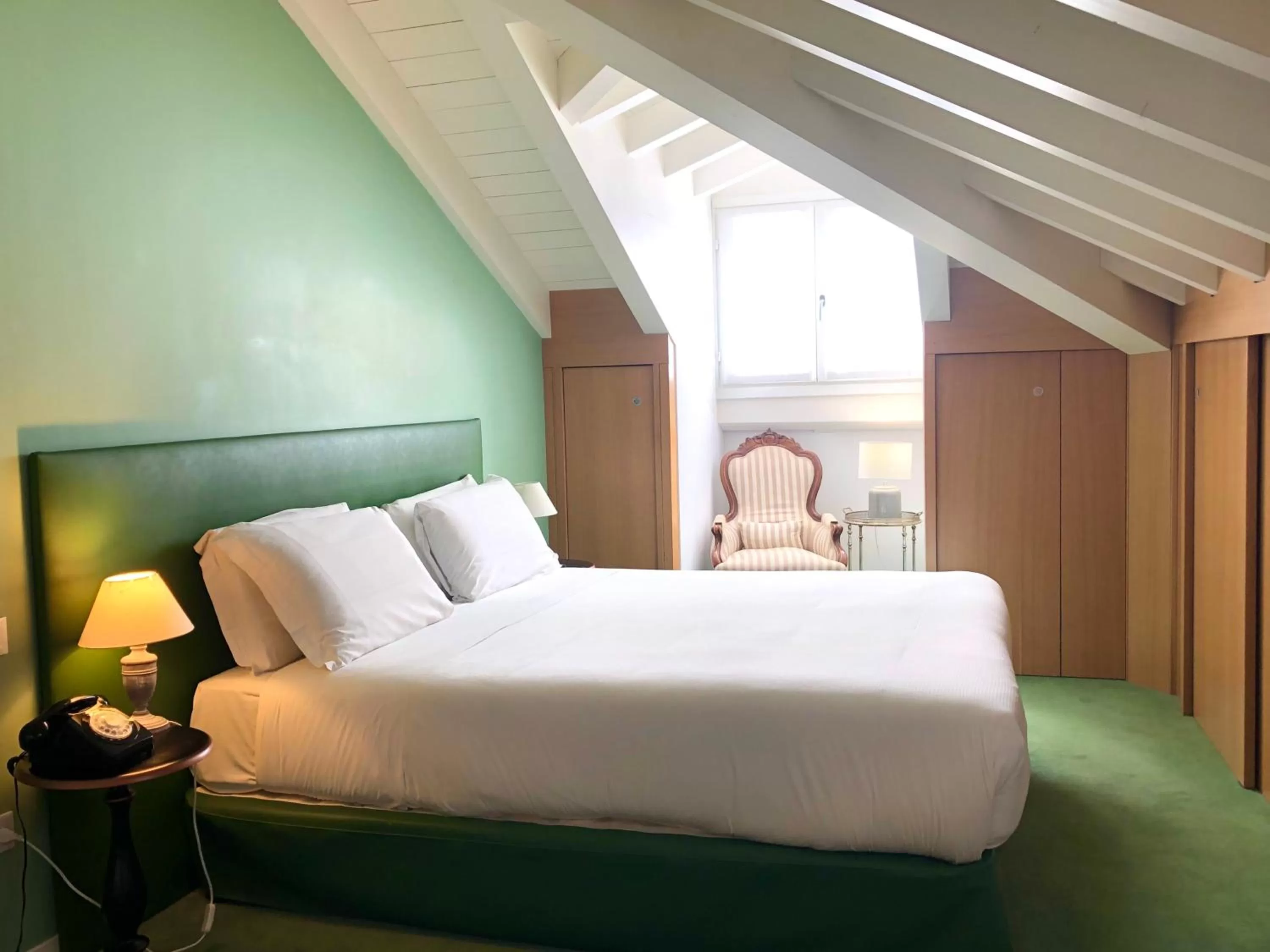 Bed in Antica Locanda Leonardo