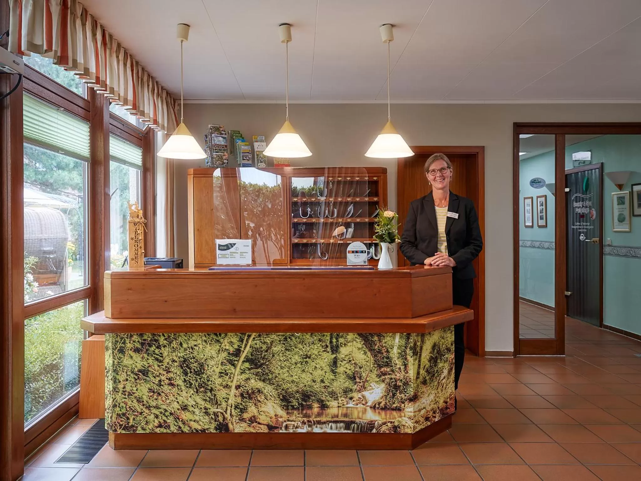 Lobby or reception in Vitalhotel am Stadtpark Superior