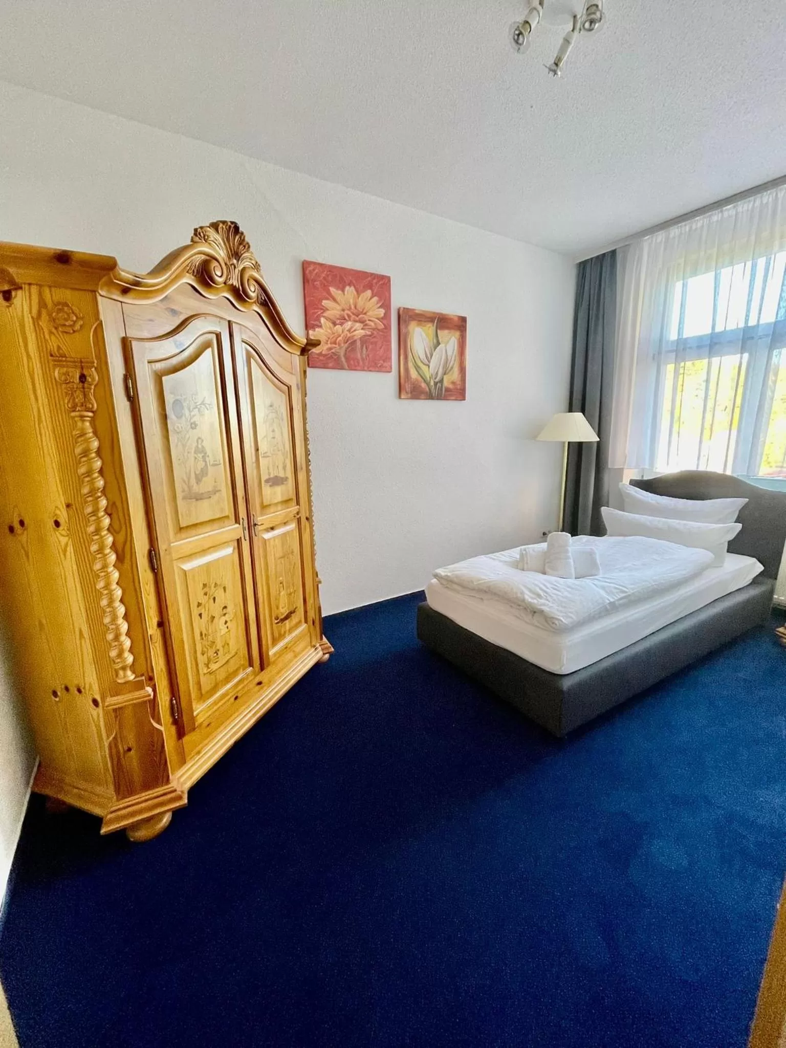 Bed in Parkhotel Waldschlösschen