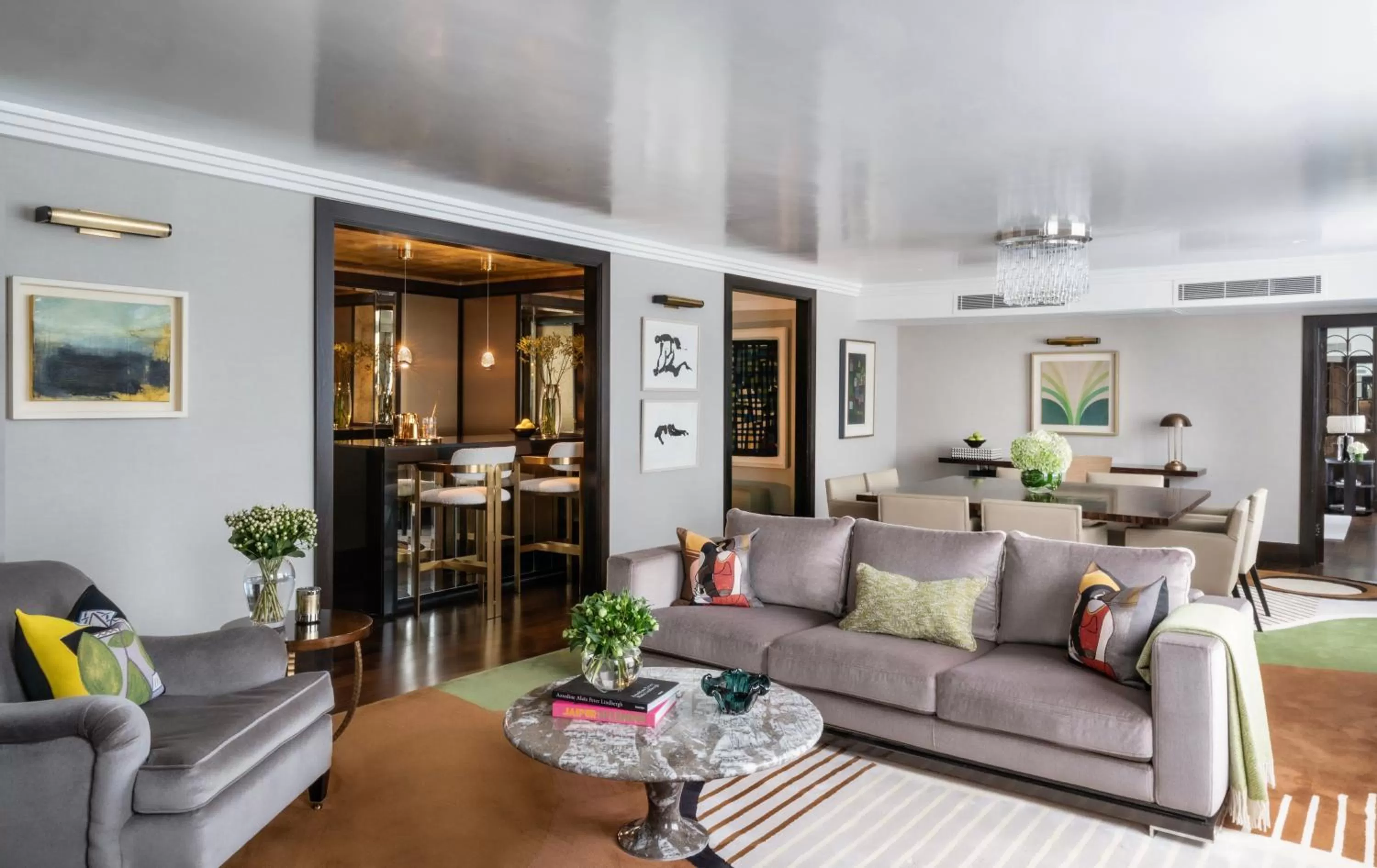 Living room in The Westbury Hotel