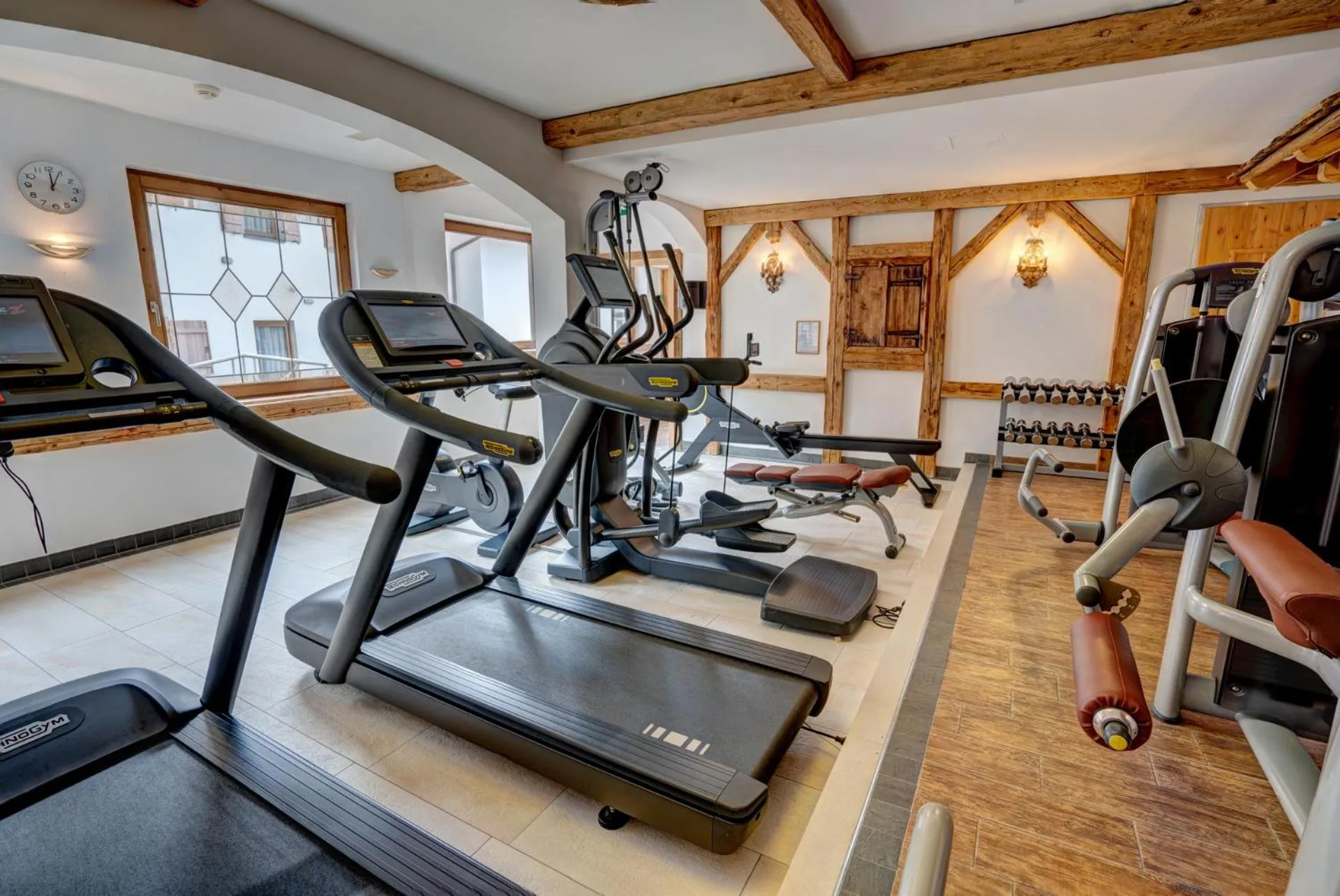 Fitness centre/facilities in Alpenbad Hotel Hohenhaus