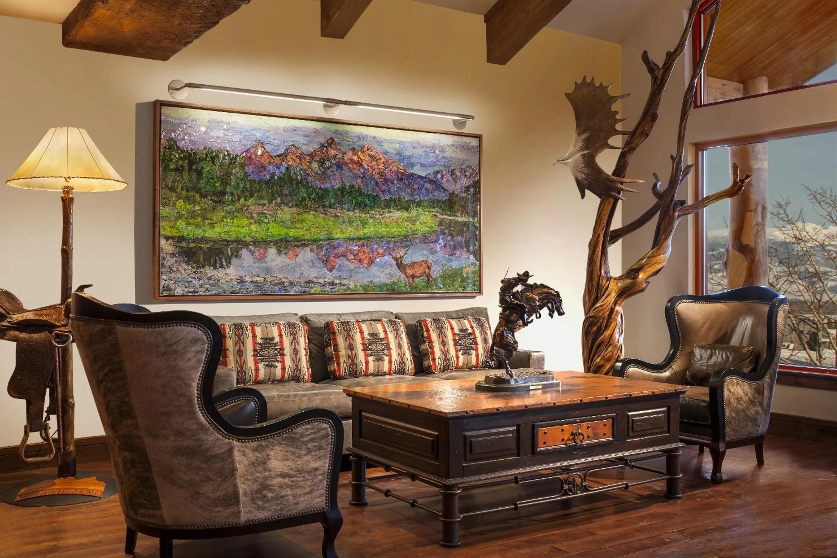 Lobby or reception in Snake River Lodge